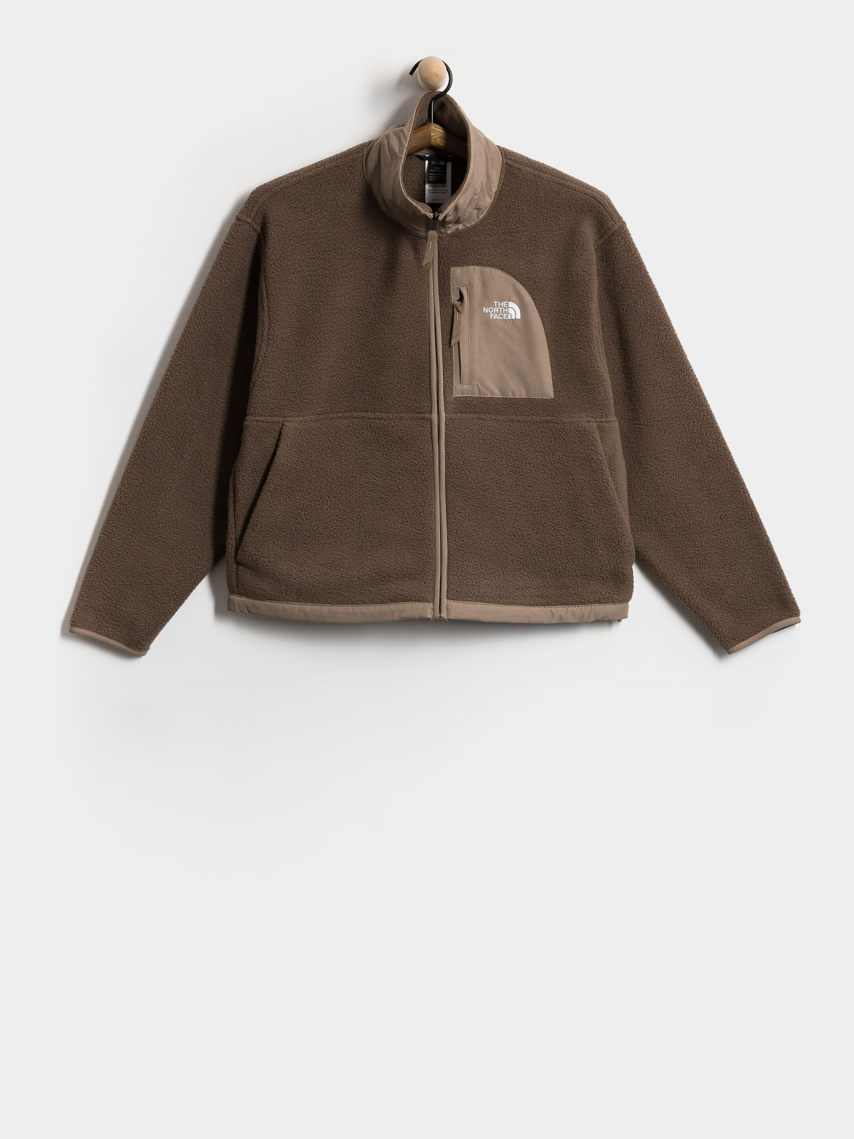 The North Face Yumiori Off Peak Wmn Fleece Jacke (smokey brown/garnet)