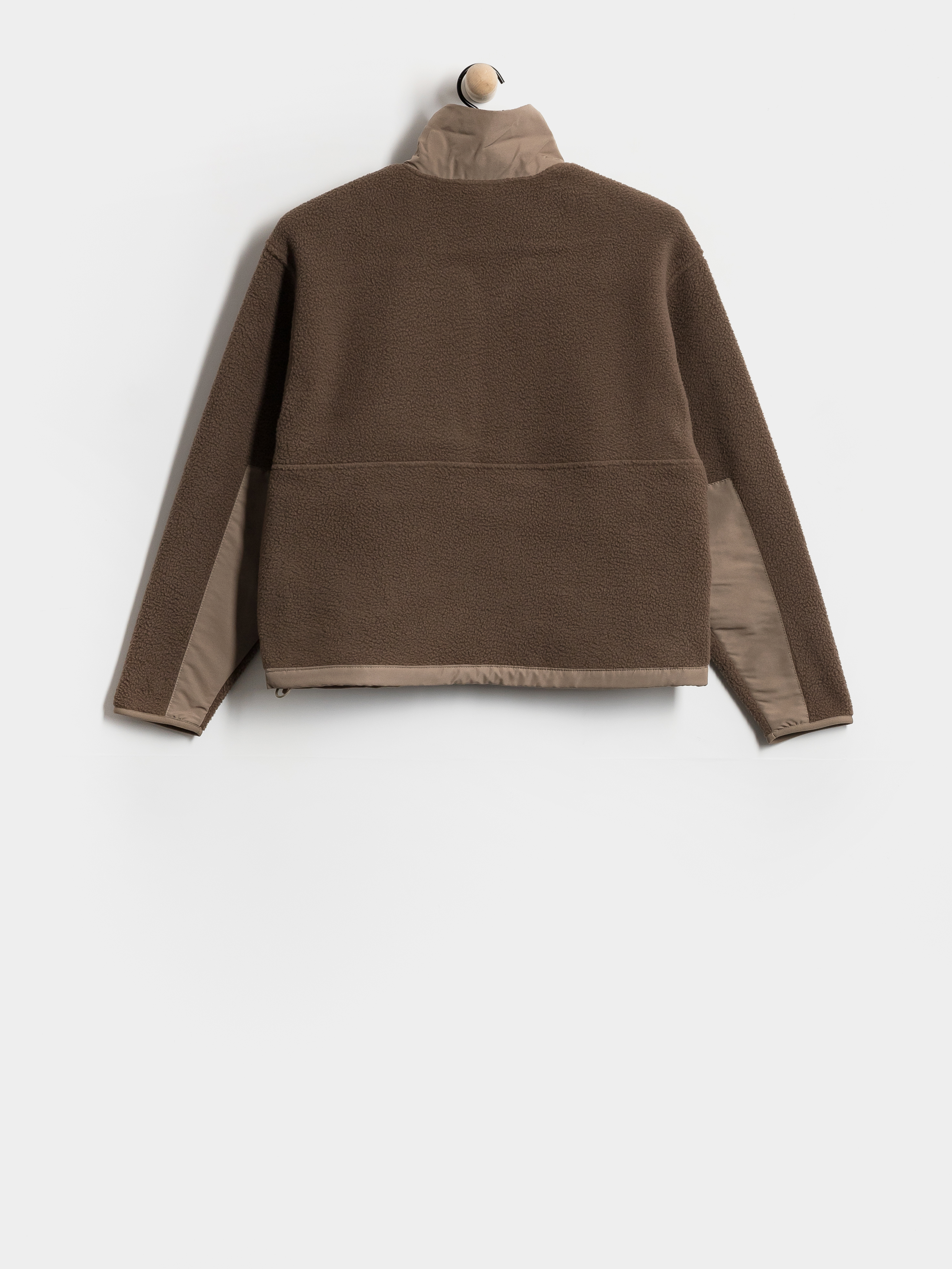 Womens The North Face Yumiori Off Peak Fleece  (smokey brown/garnet)