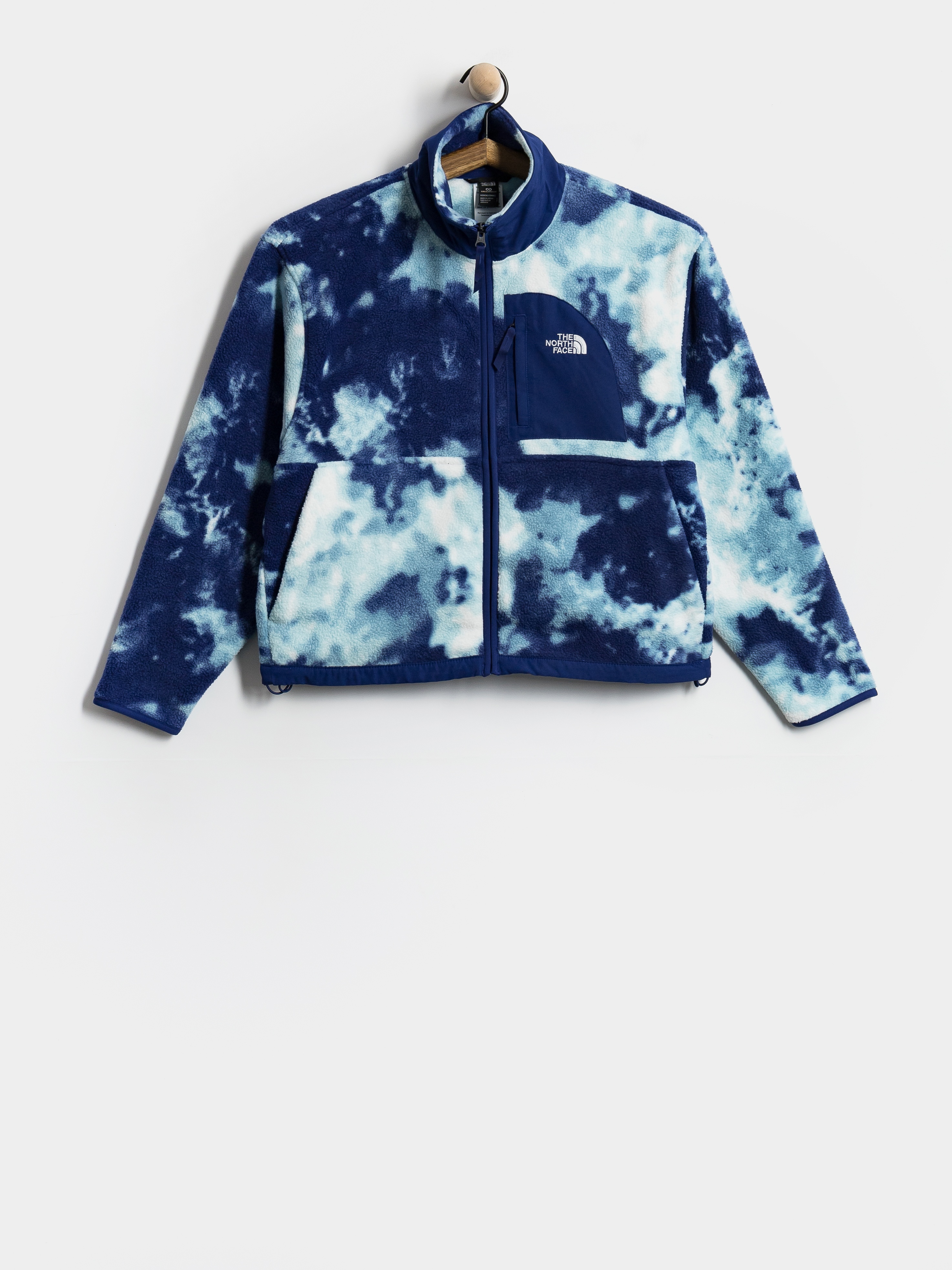Womens The North Face Yumiori Off Peak Fleece  (bold blue granitic rock)