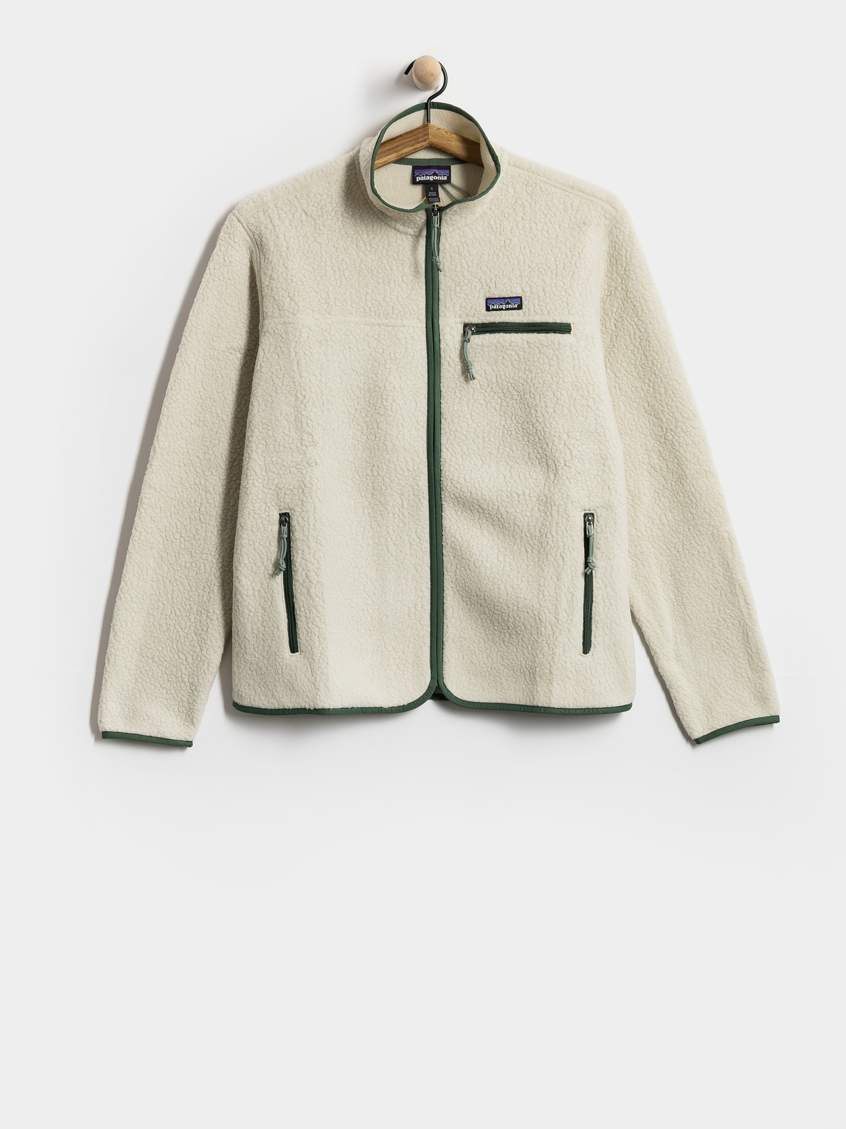 Patagonia Jacket Retro Pile (pelican w/canopy green)