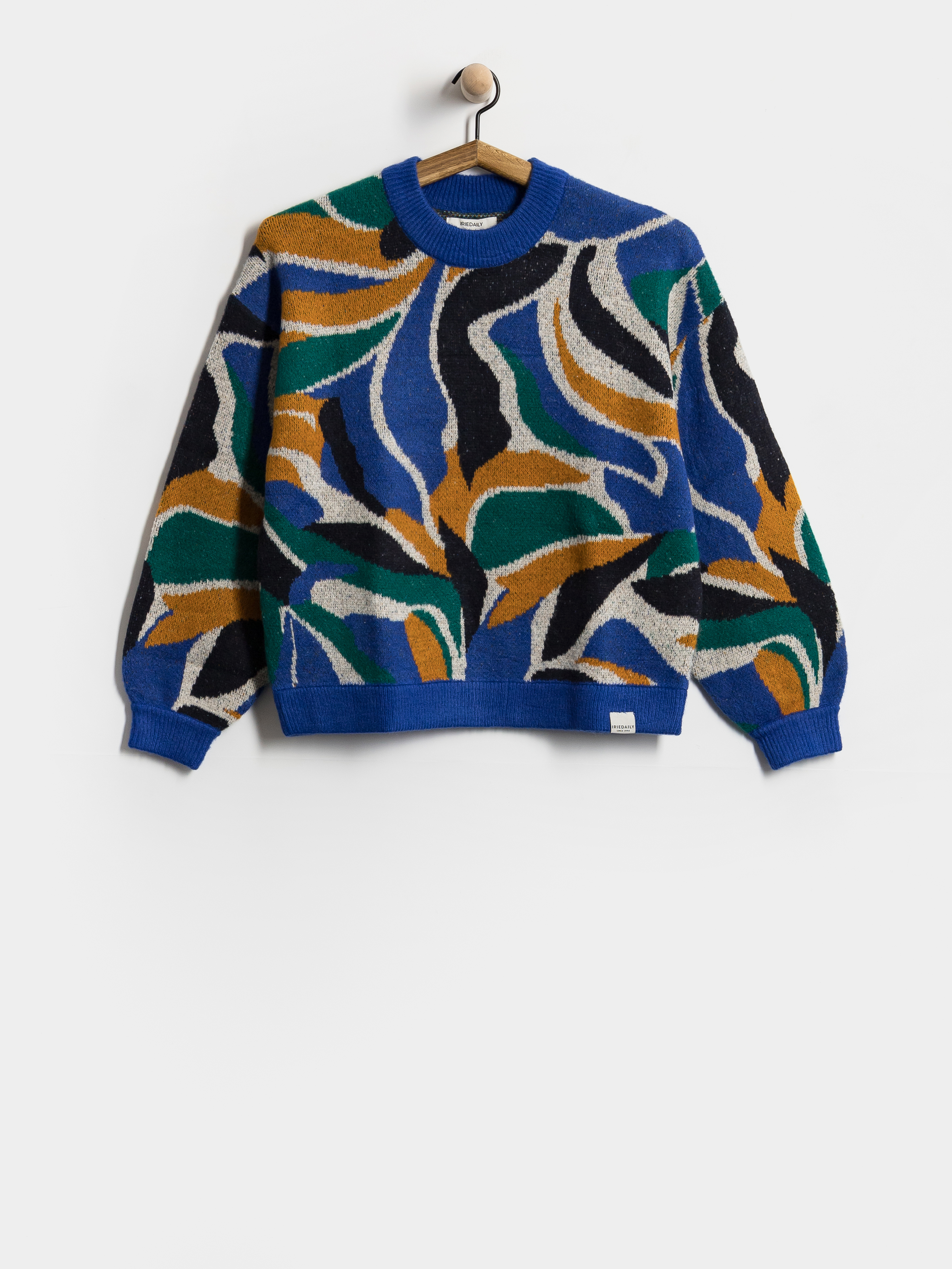 Iriedaily Pulli Boxy Fluff Wmn (blue green)