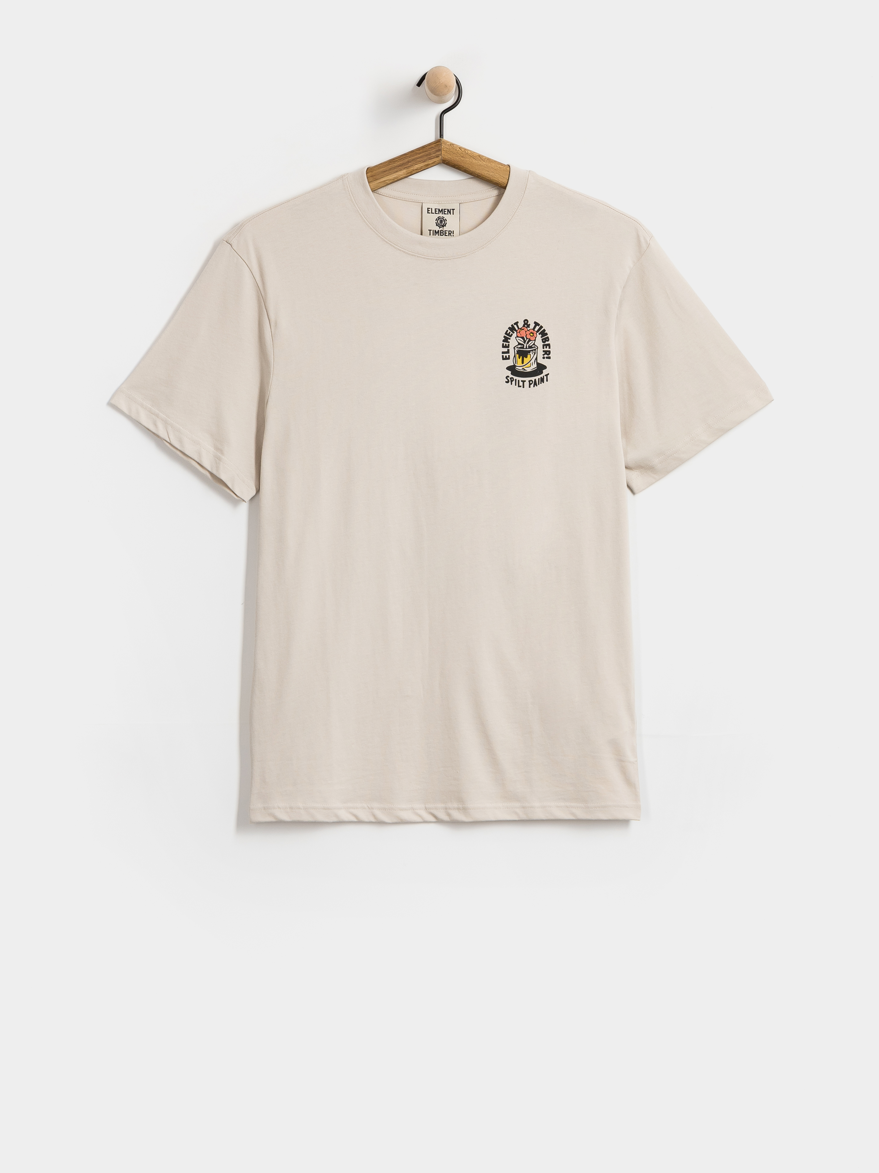 Element Timber Flower Pot T-Shirt (oat milk)