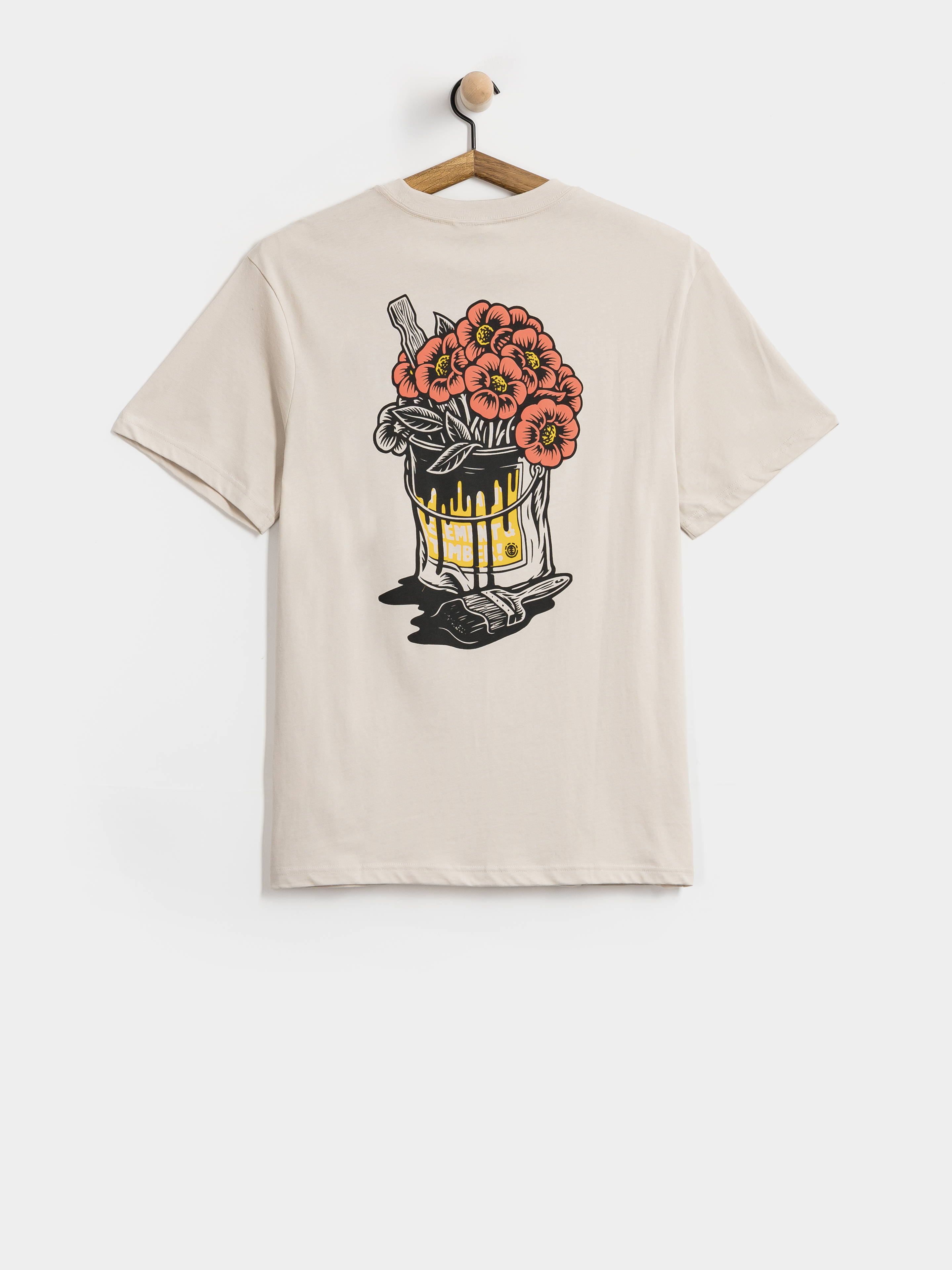 Element Timber Flower Pot T-Shirt (oat milk)