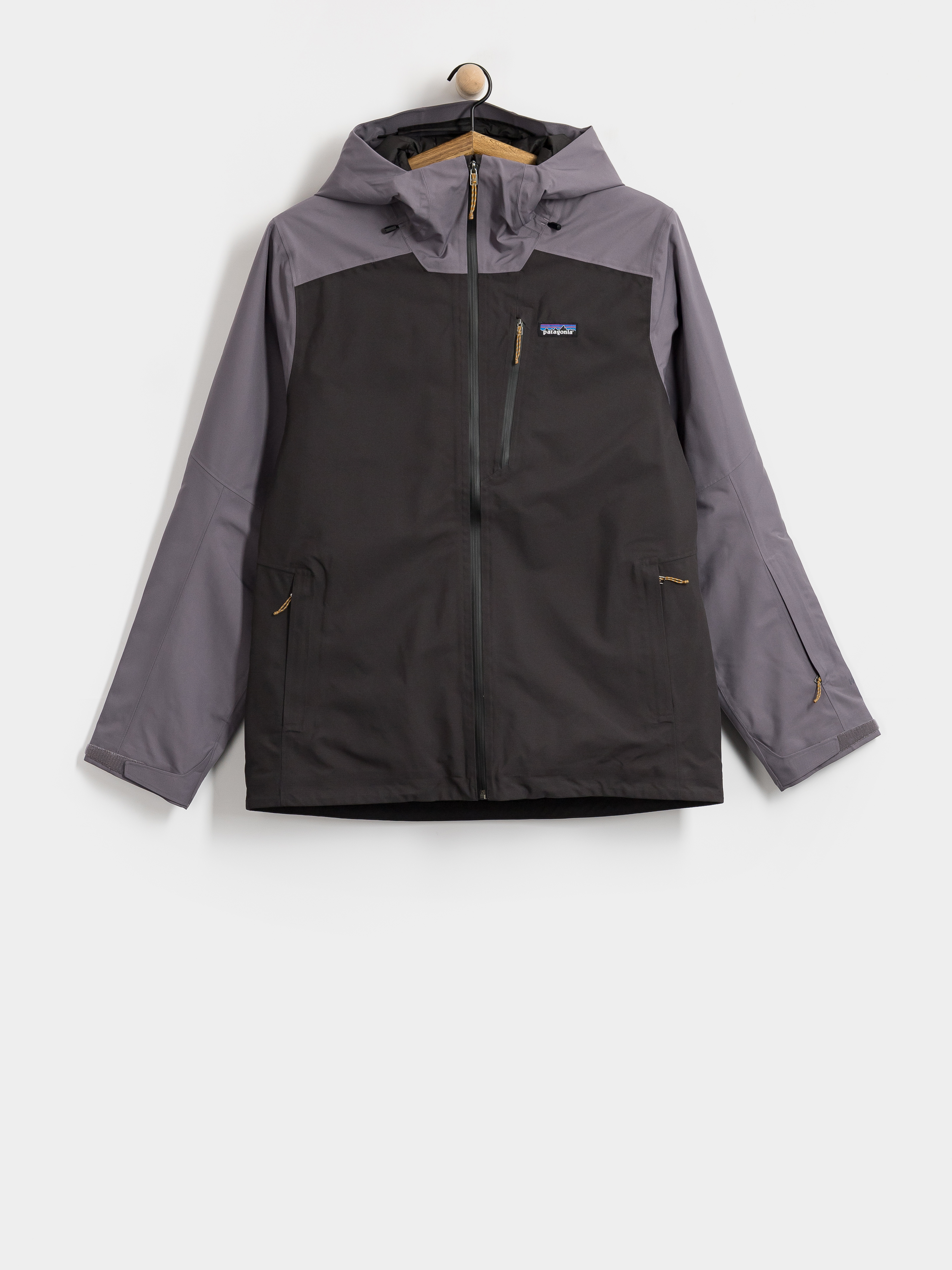 Mens Patagonia Insulated Powder Town Snowboard jacket (may grey)