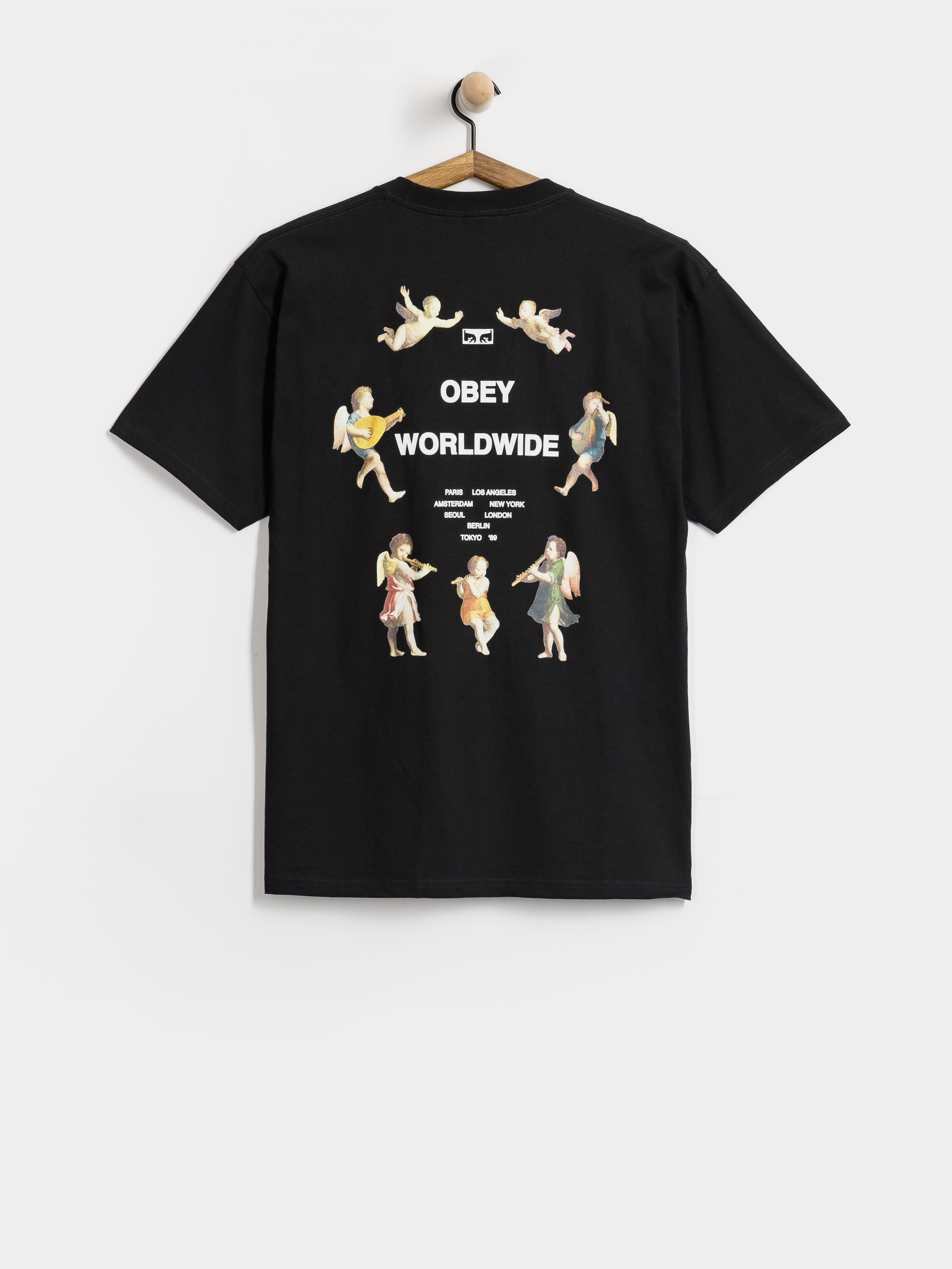 OBEY Angels Above T-Shirt (black)
