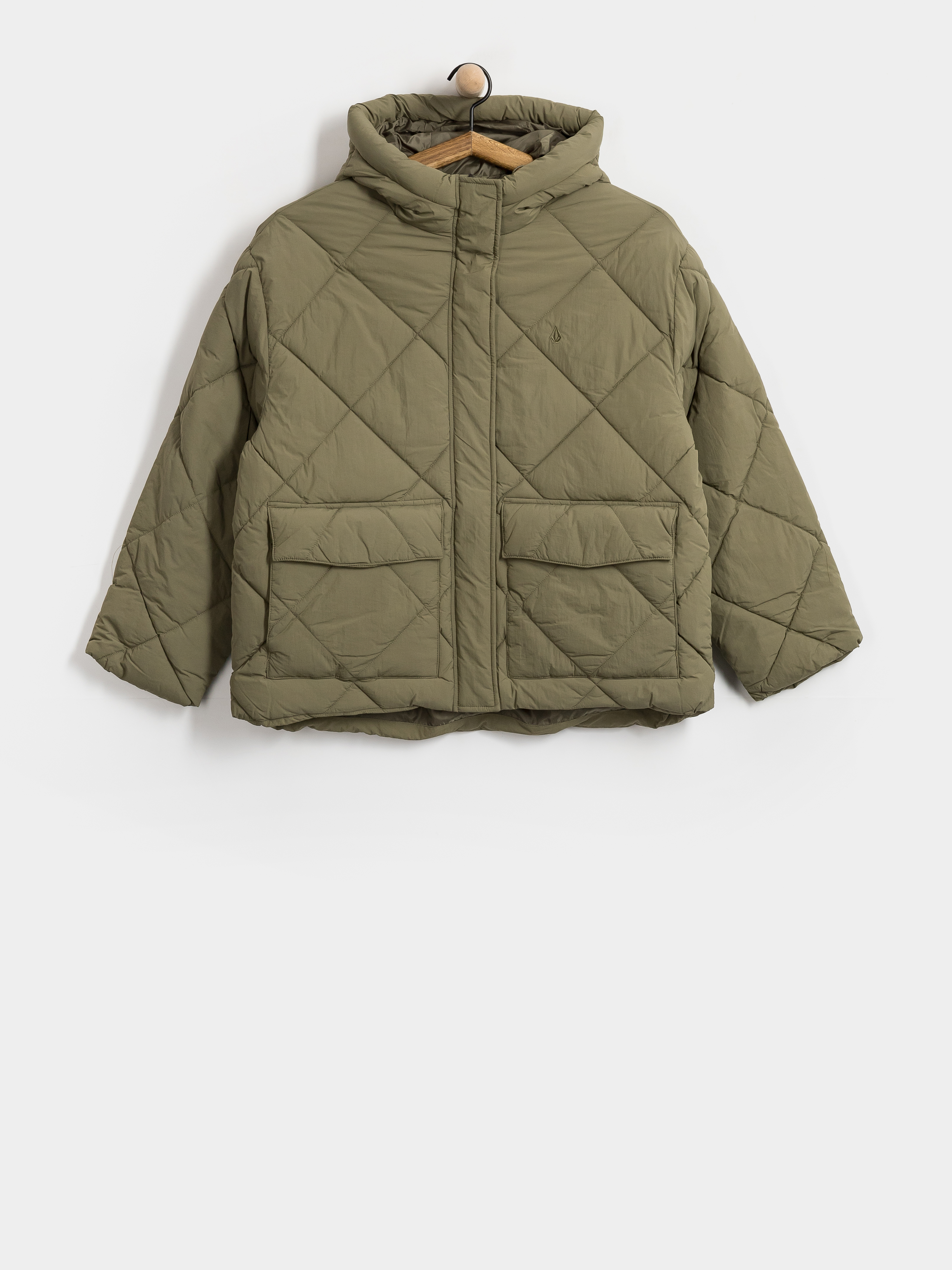 Volcom Out Of Boxy Puff Jacket Wmn (wintermoss)