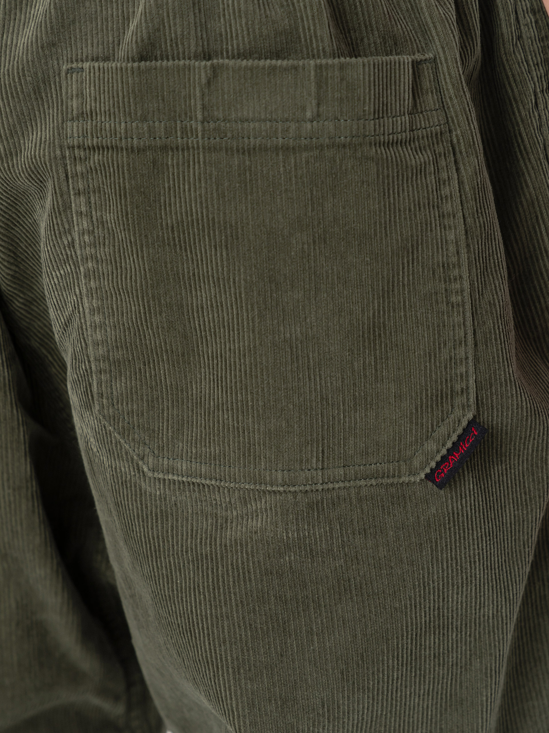 Gramicci Corduroy Loose Tapered Ridge Hose (toned olive)
