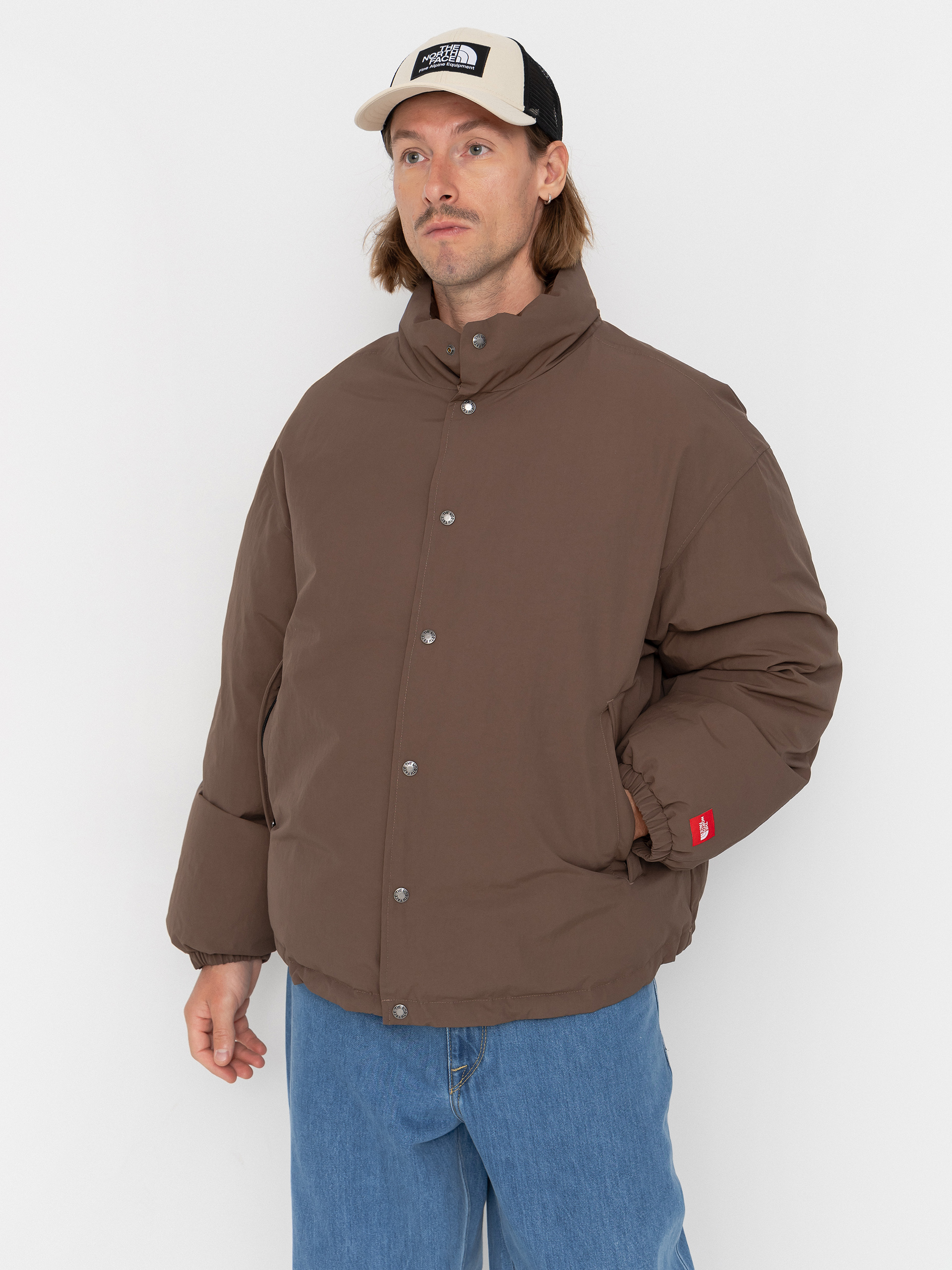 The North Face Jacket Red Box Down (smokey brown)