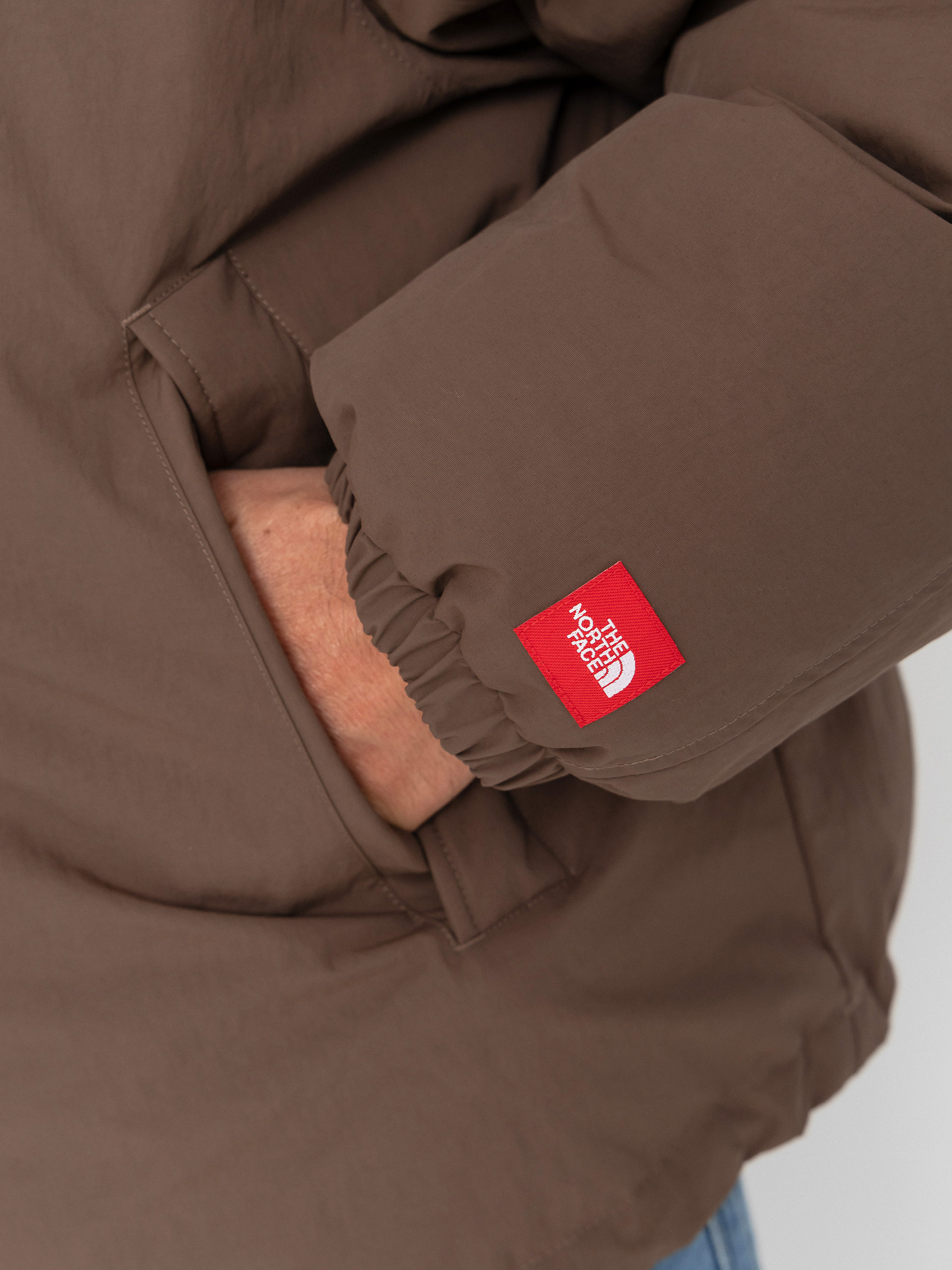 The North Face Jacket Red Box Down (smokey brown)
