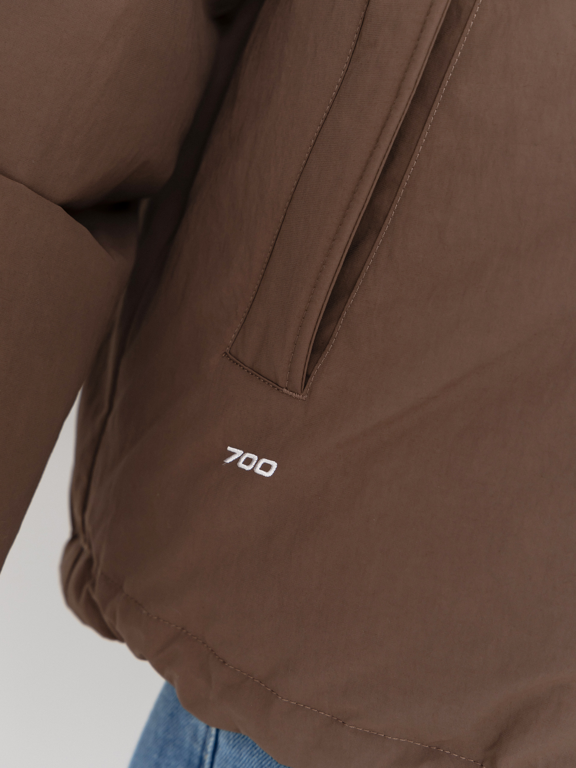 The North Face Jacket Red Box Down (smokey brown)