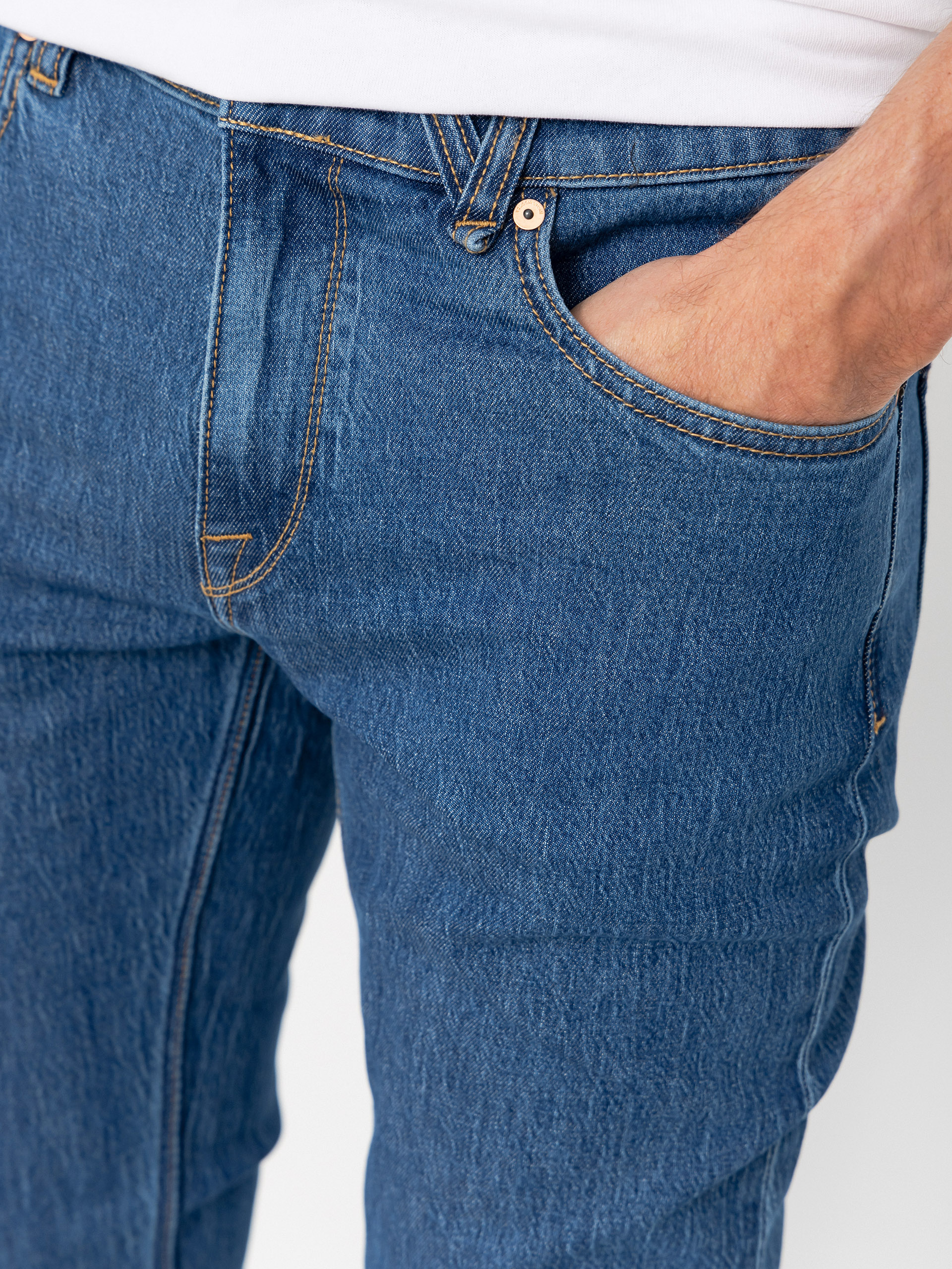 Volcom Vorta Denim Pants (bold blue)
