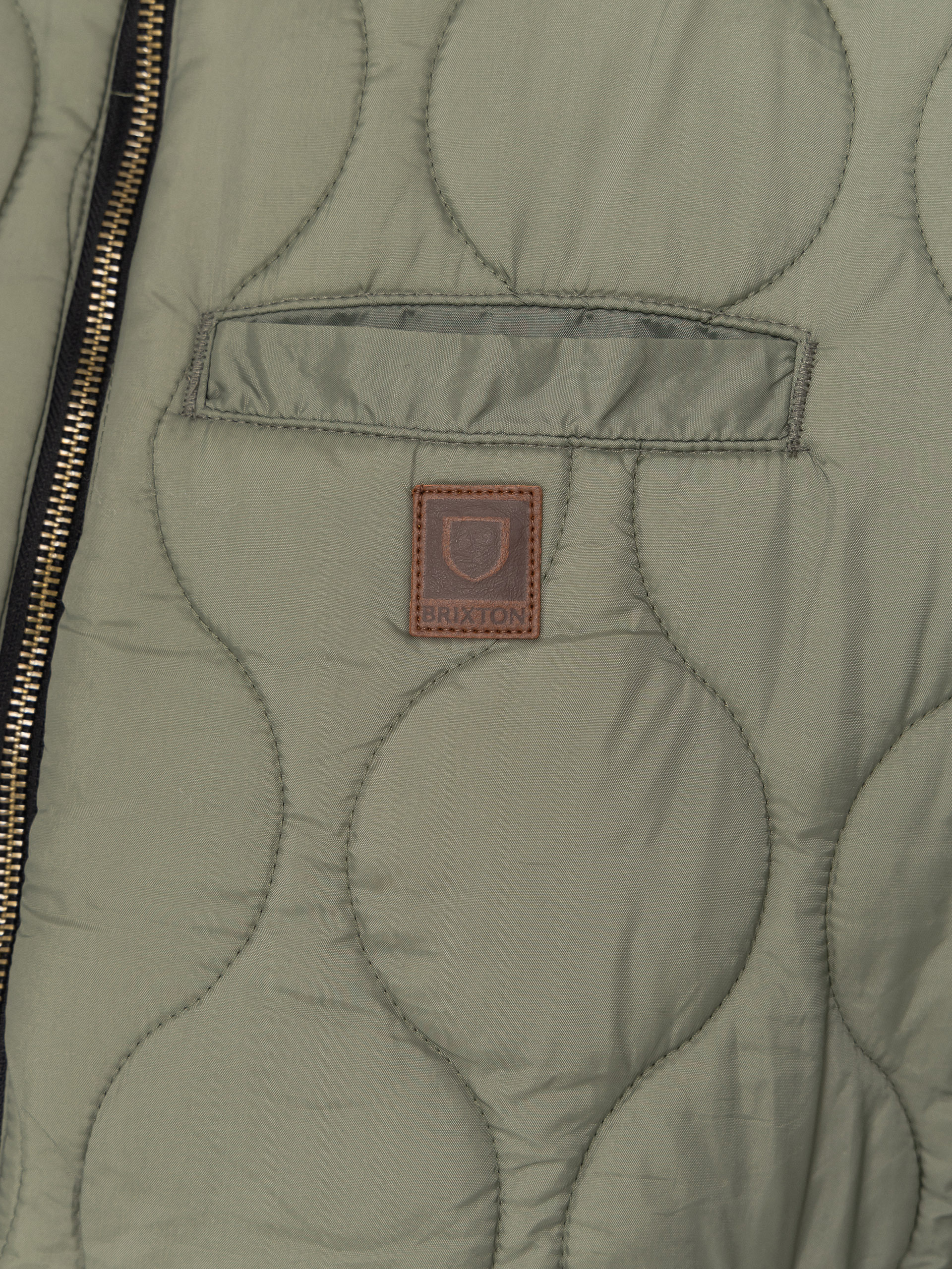 Brixton Weste Builders Abraham Rev (black/olive surplus)