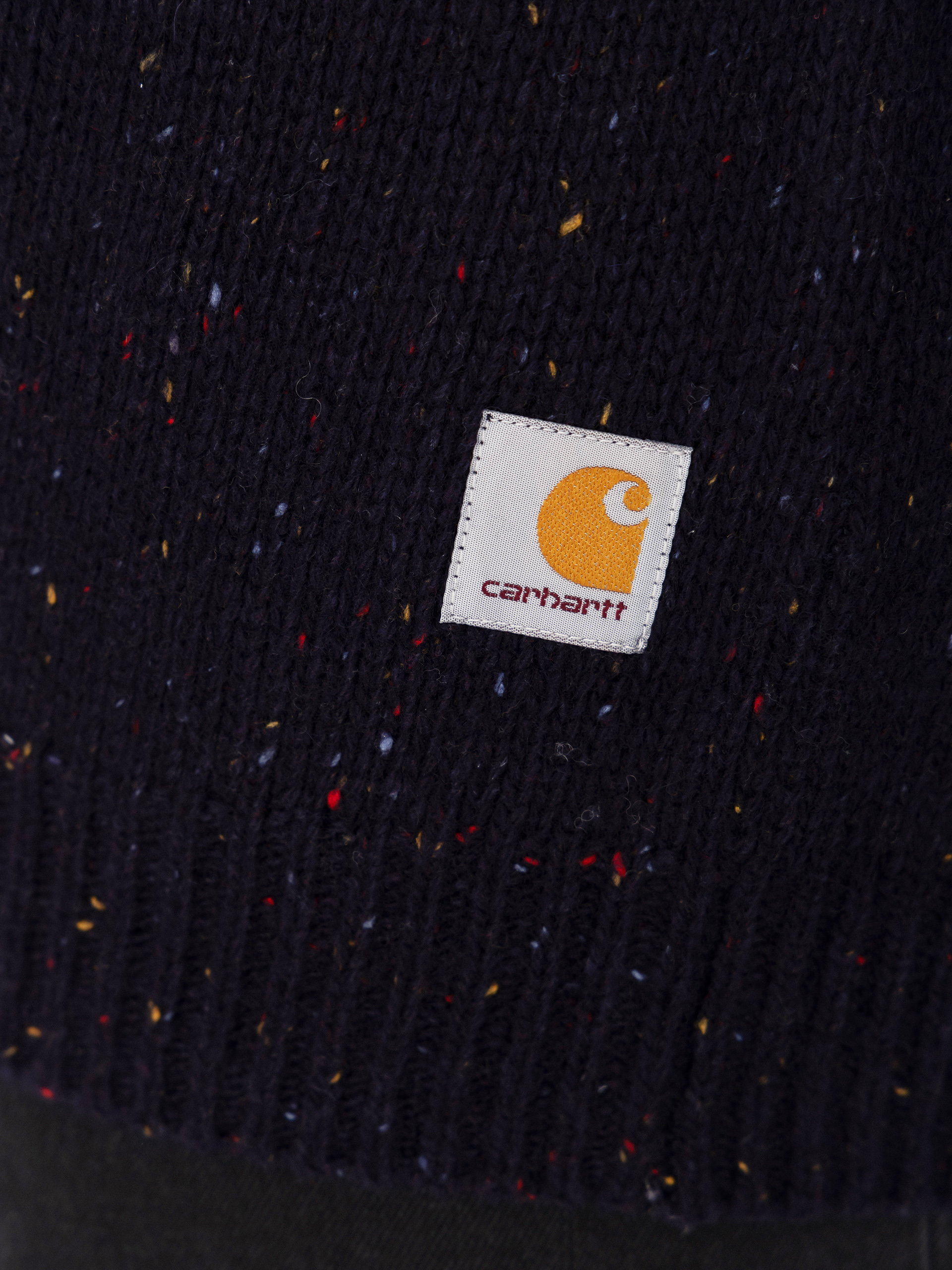 Carhartt WIP Sweater Anglistic (speckled dark navy)