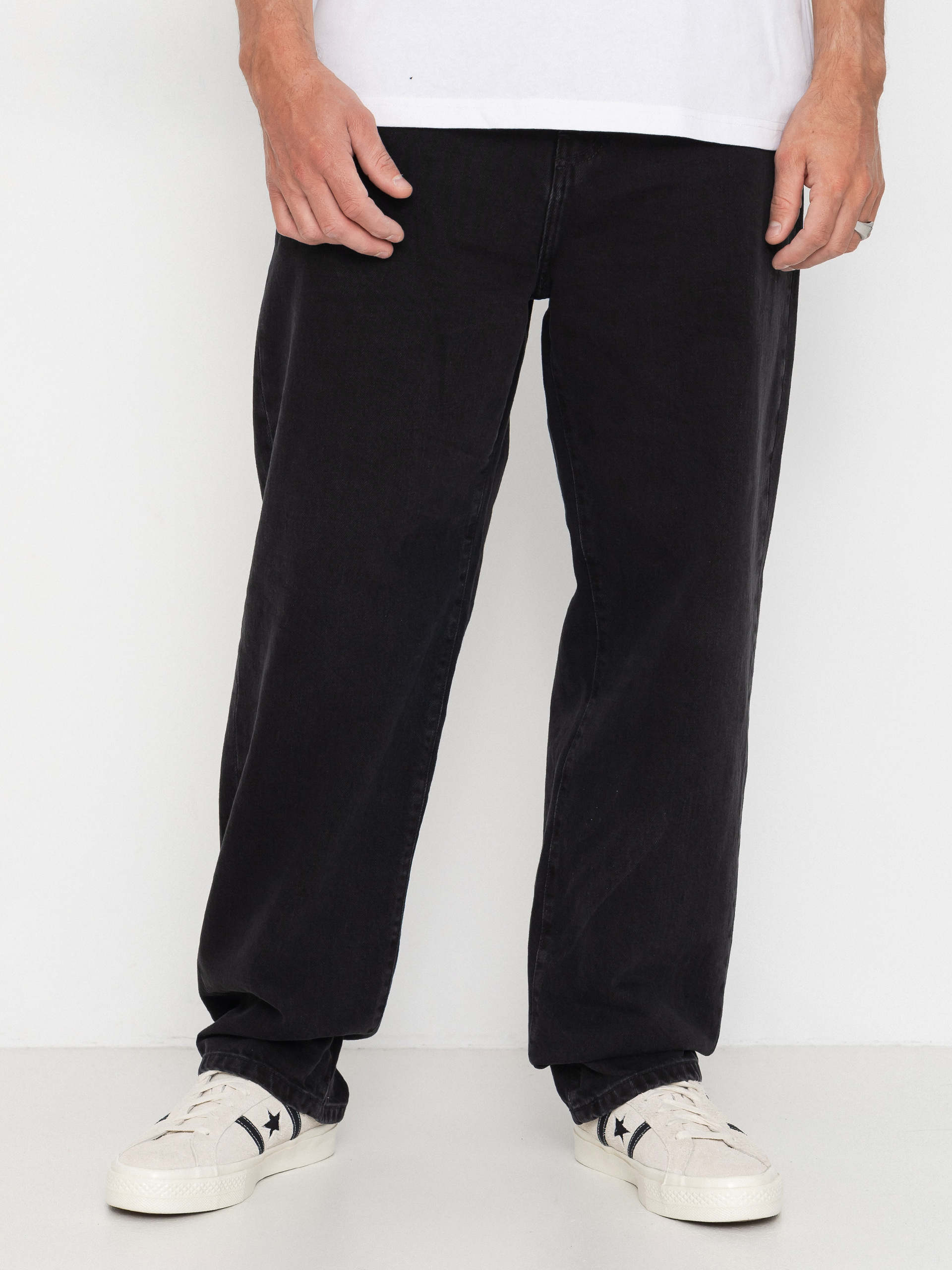Carhartt WIP Aaron Pants (black/stone washed)