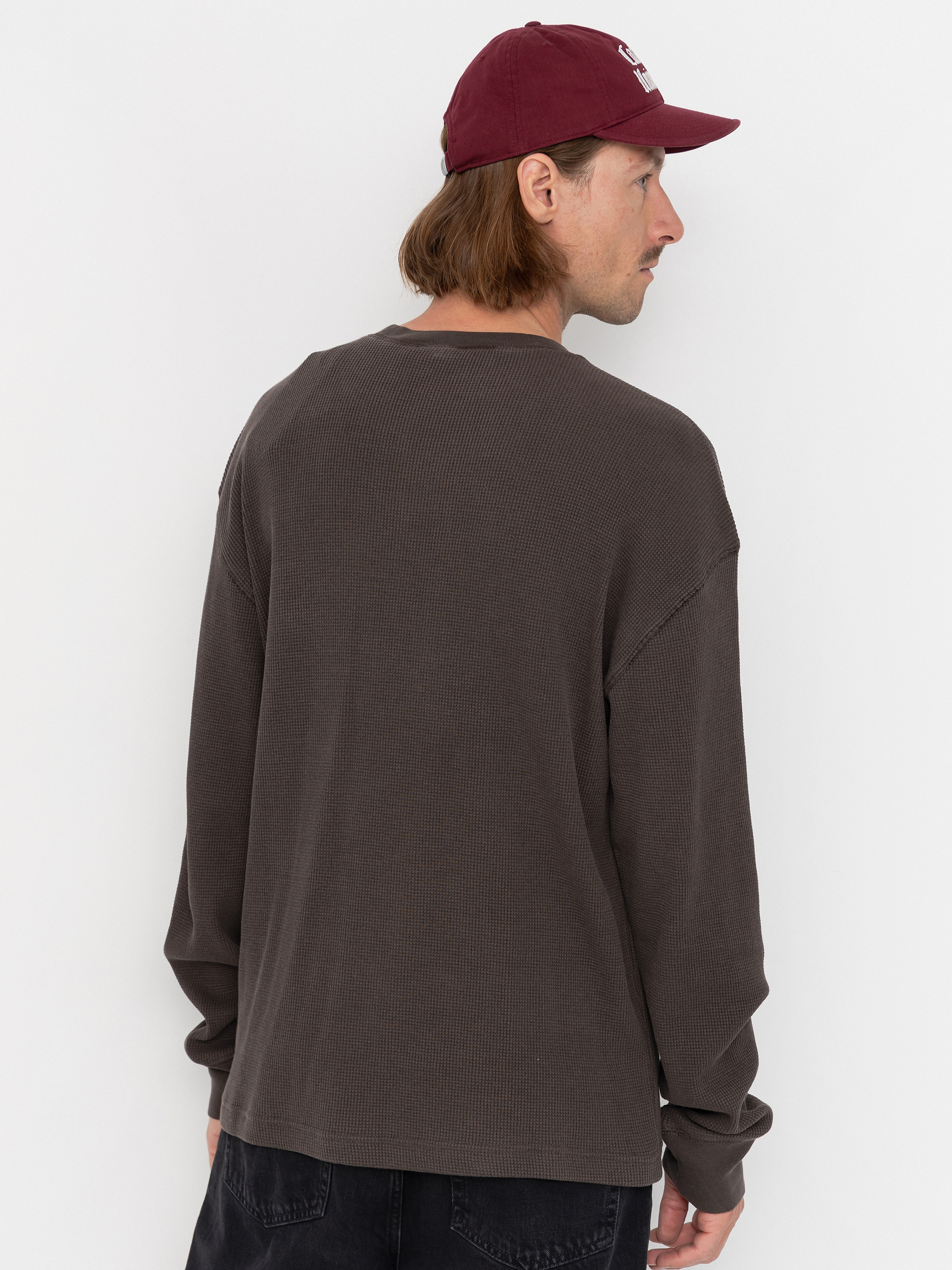 Carhartt WIP Vista Waffle Longsleeve (tobacco/garment dyed)