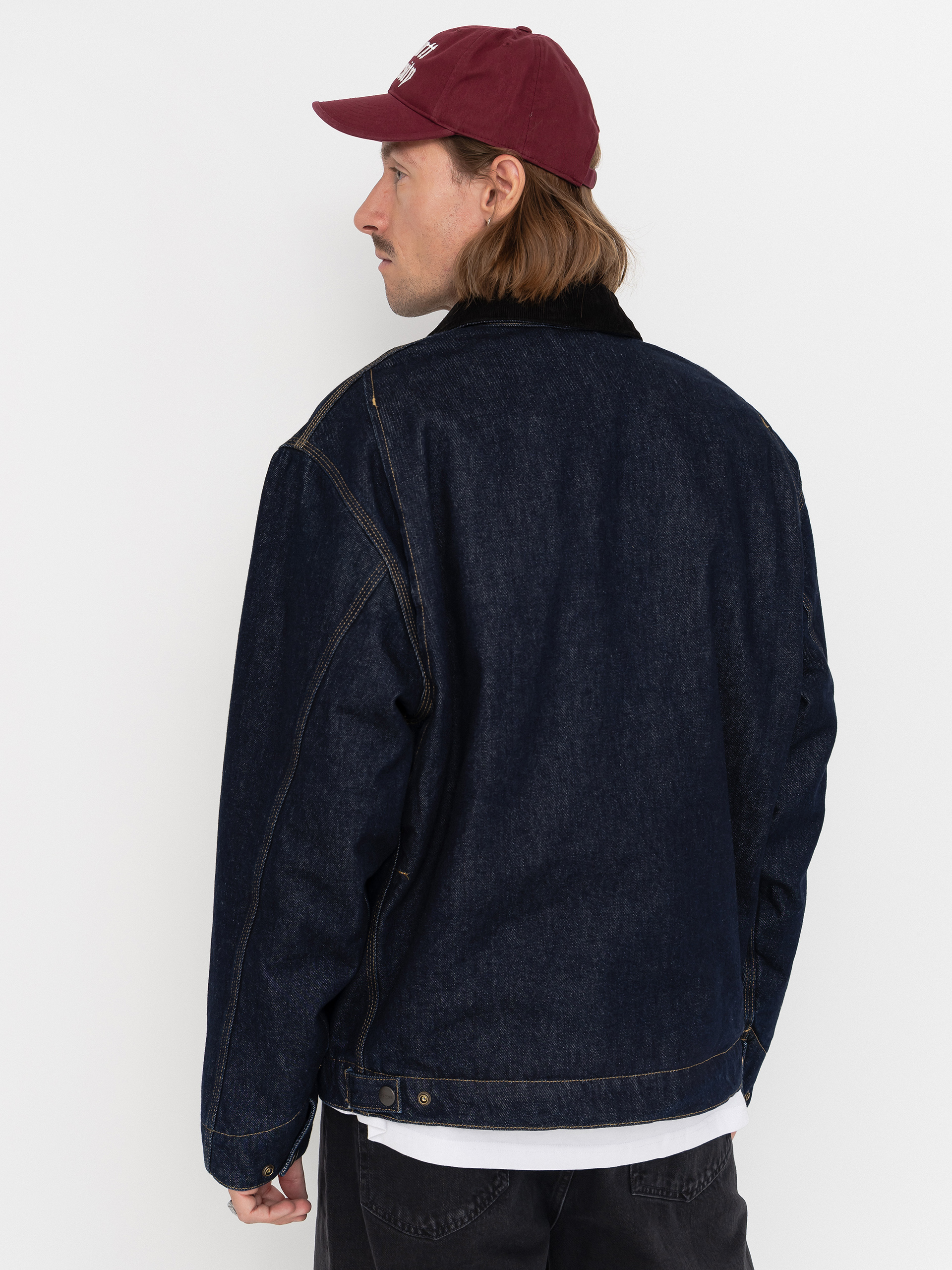 Carhartt WIP OG Detroit Jacke (blue/black/rinsed)