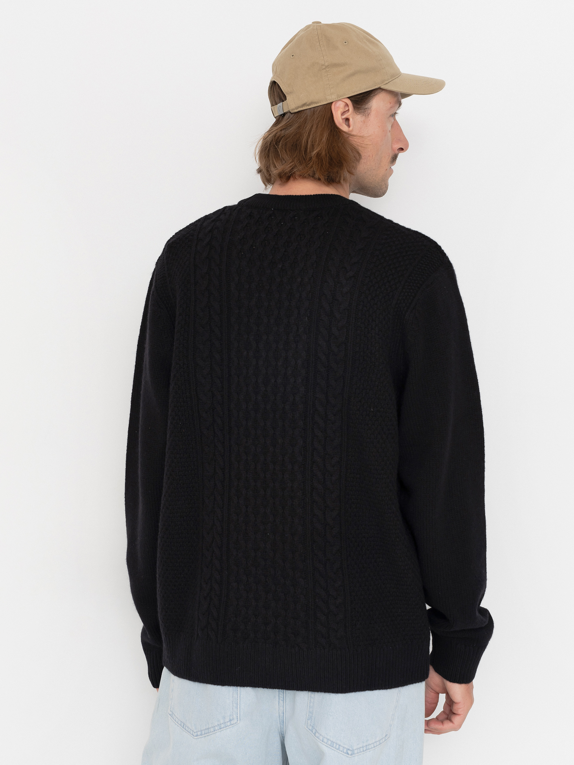 Carhartt WIP Caster Knit Sweater (black)