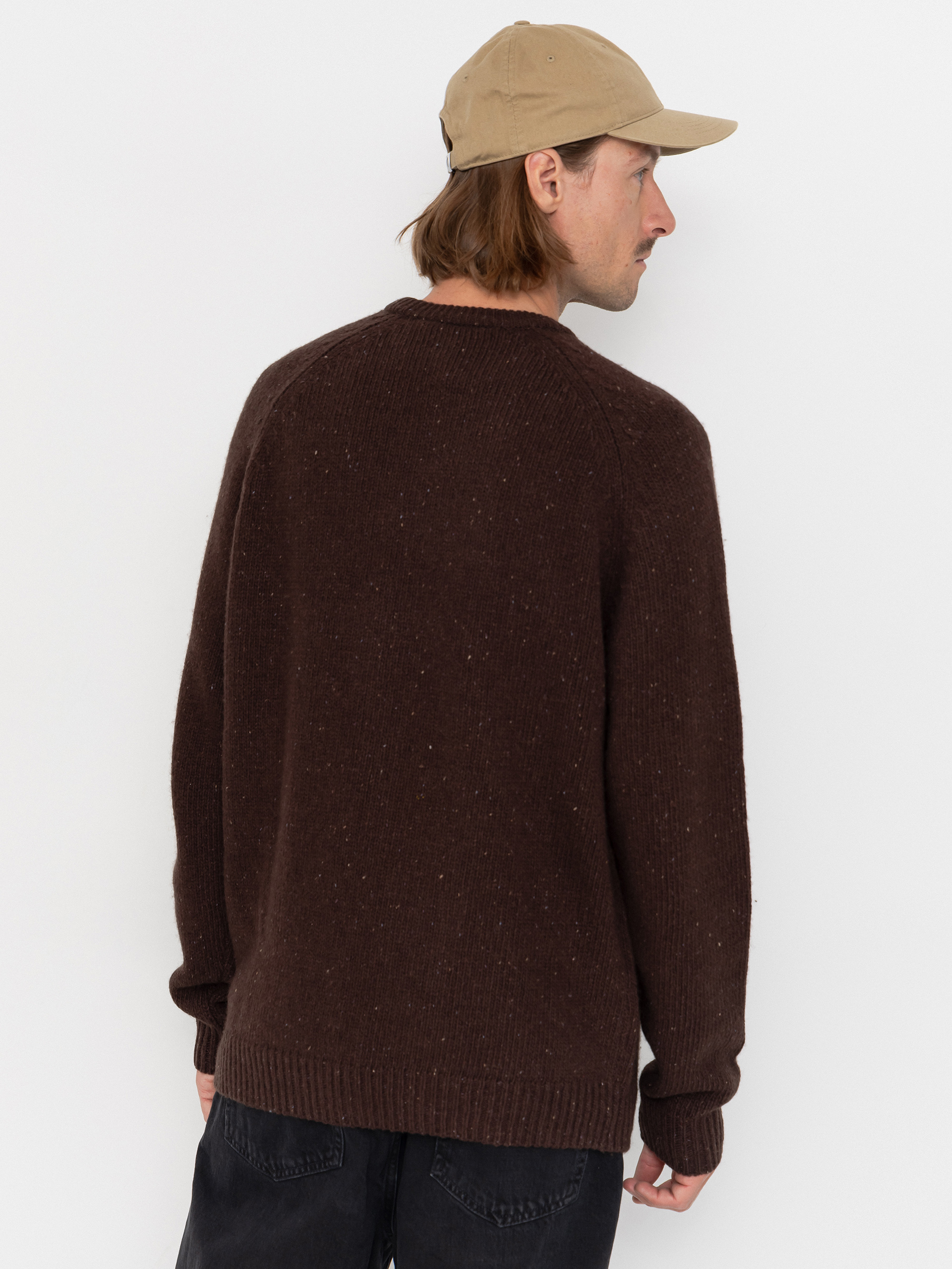Carhartt WIP Sweater Anglistic (speckled tobacco)