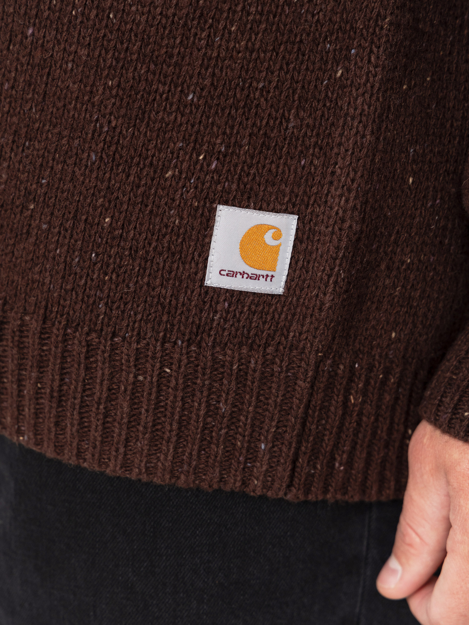 Carhartt WIP Pulli Anglistic (speckled tobacco)