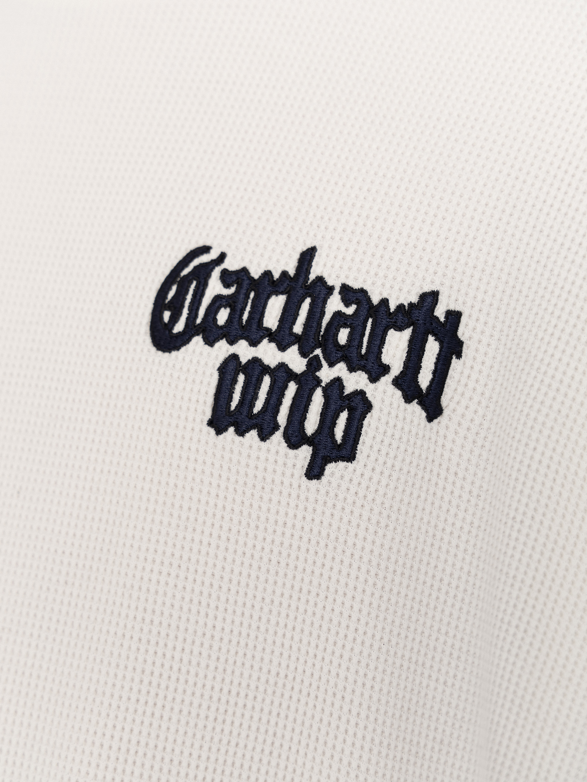 Carhartt WIP Blackletter Waffle Longsleeve (wax/black)