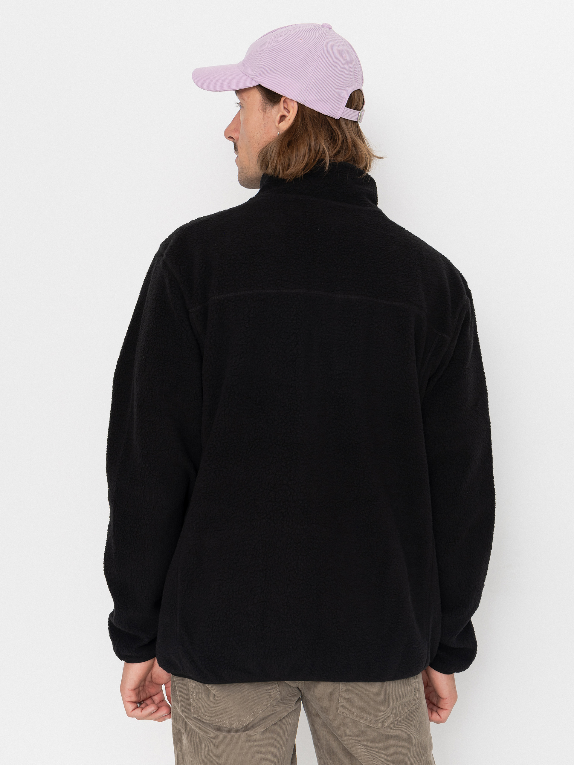 Volcom Nelson Sherpa Full Zip Sweatshirt (black)