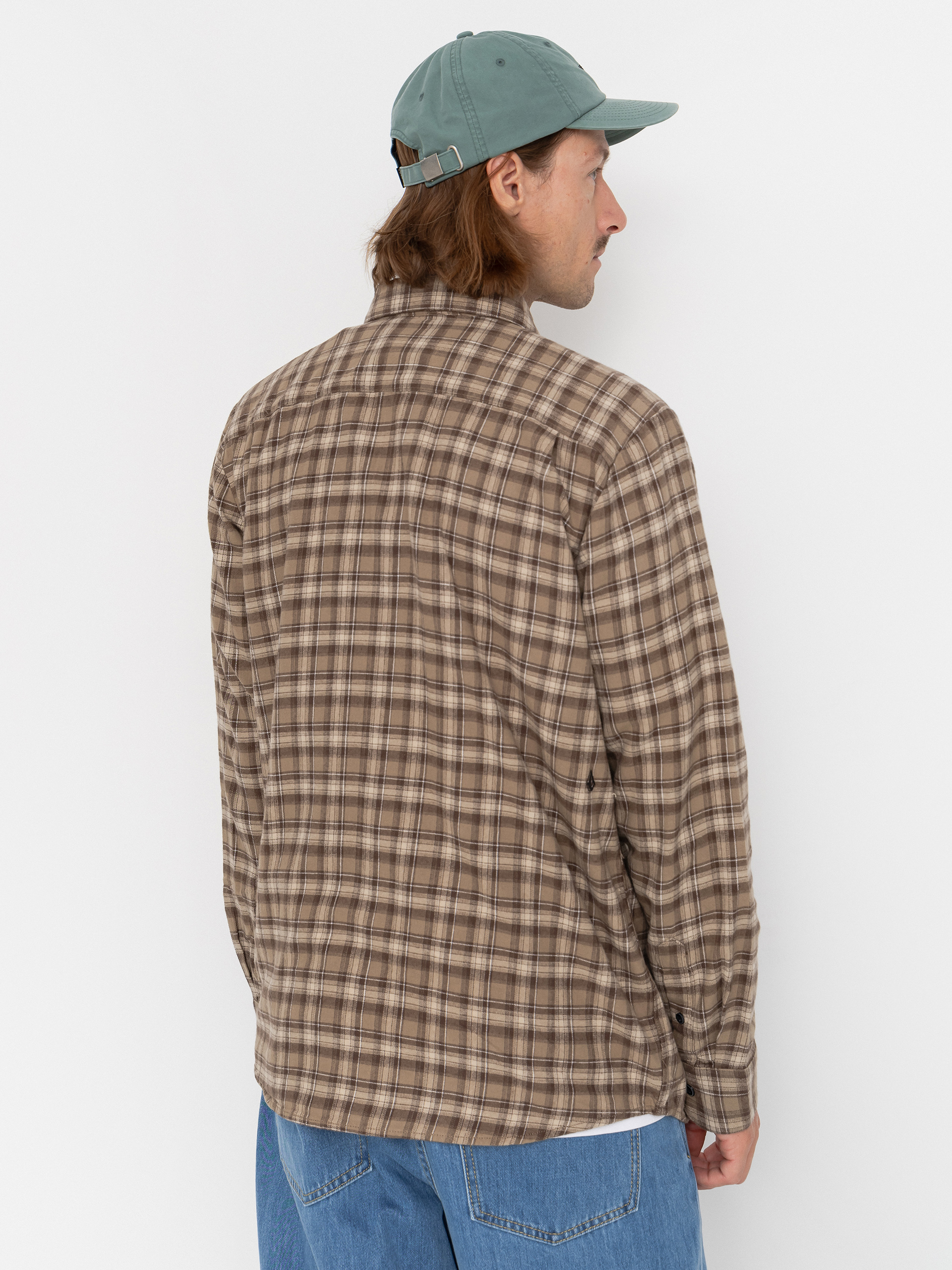 Volcom Caden Plaid Ls Hemd (light khaki)