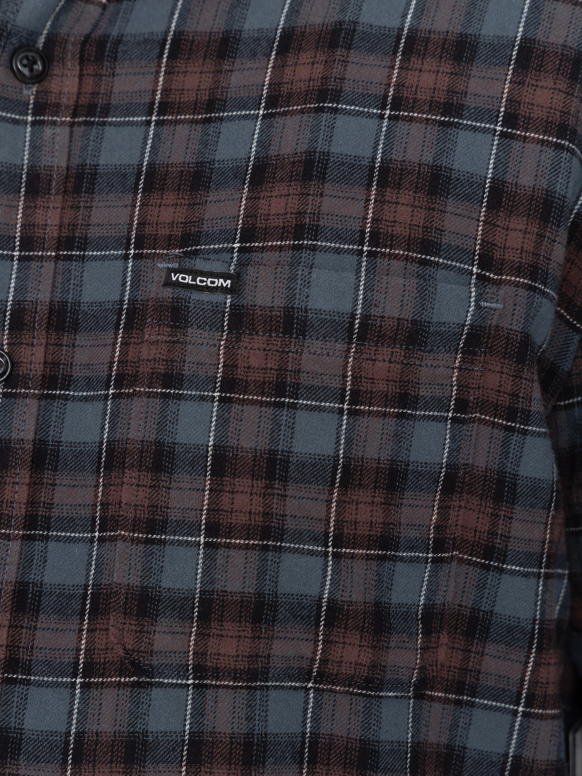 Volcom Caden Plaid Ls Hemd (raisin)