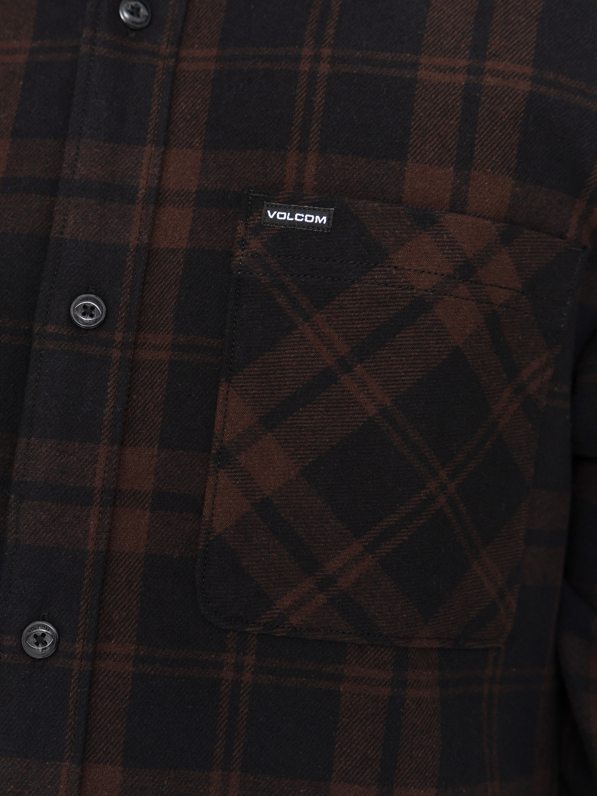 Volcom Hunkstone Ls Hemd (cacao)