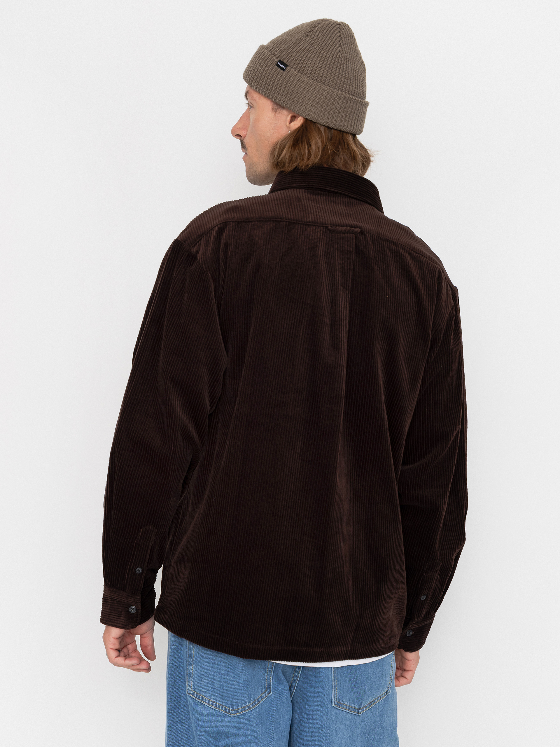 Volcom Fostered II Cord Ls Hemd (cacao)
