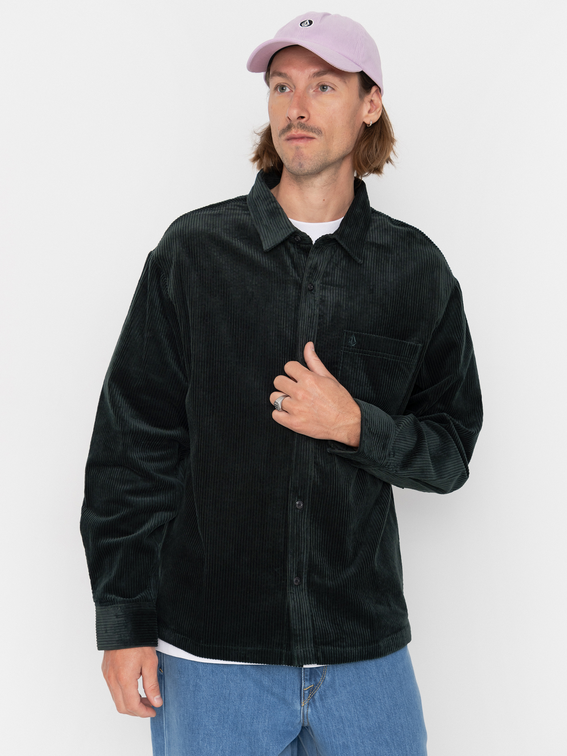 Volcom Fostered II Cord Ls Hemd (scarab)