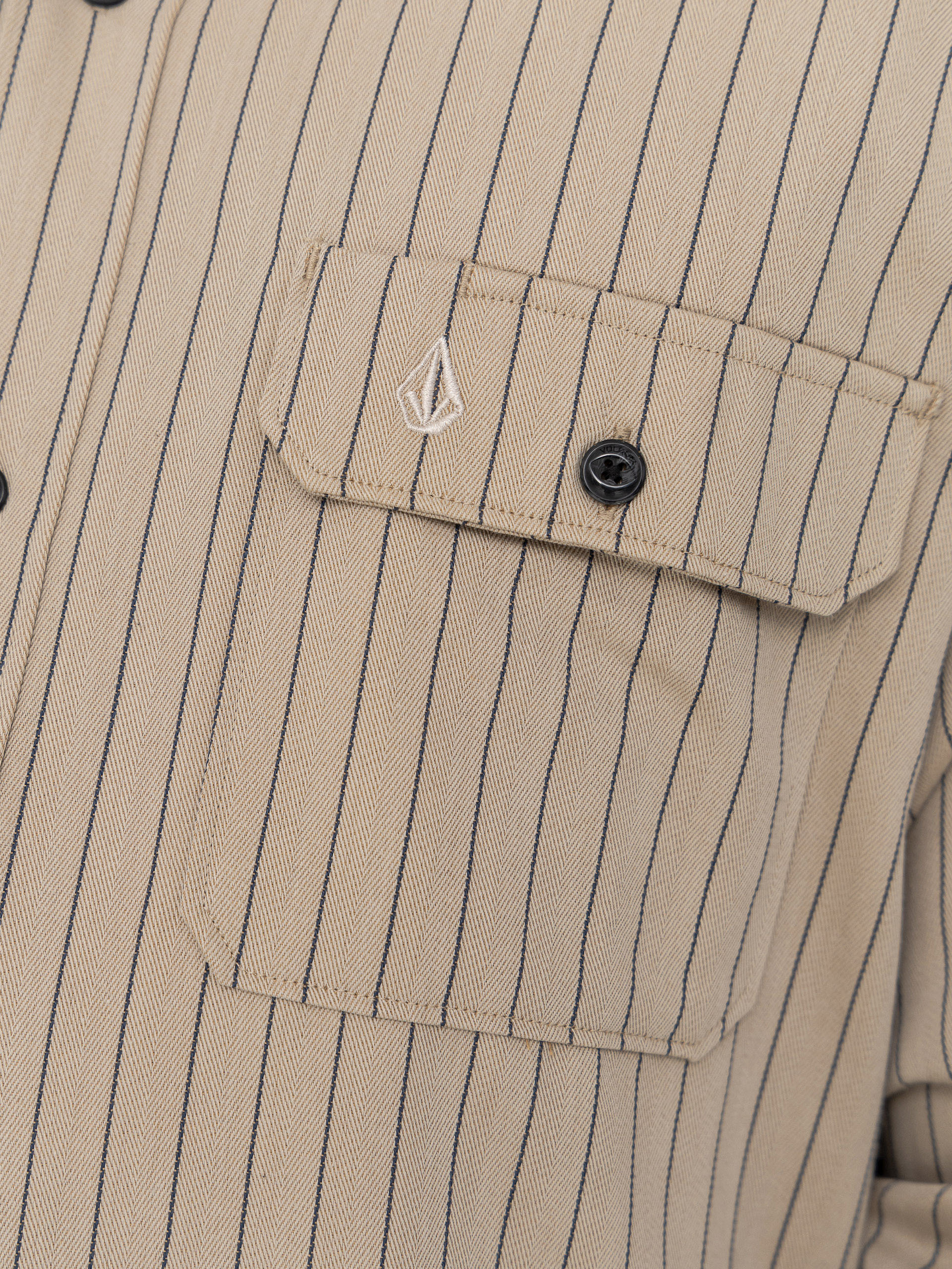 Volcom Tradestone Ls Hemd (light khaki)