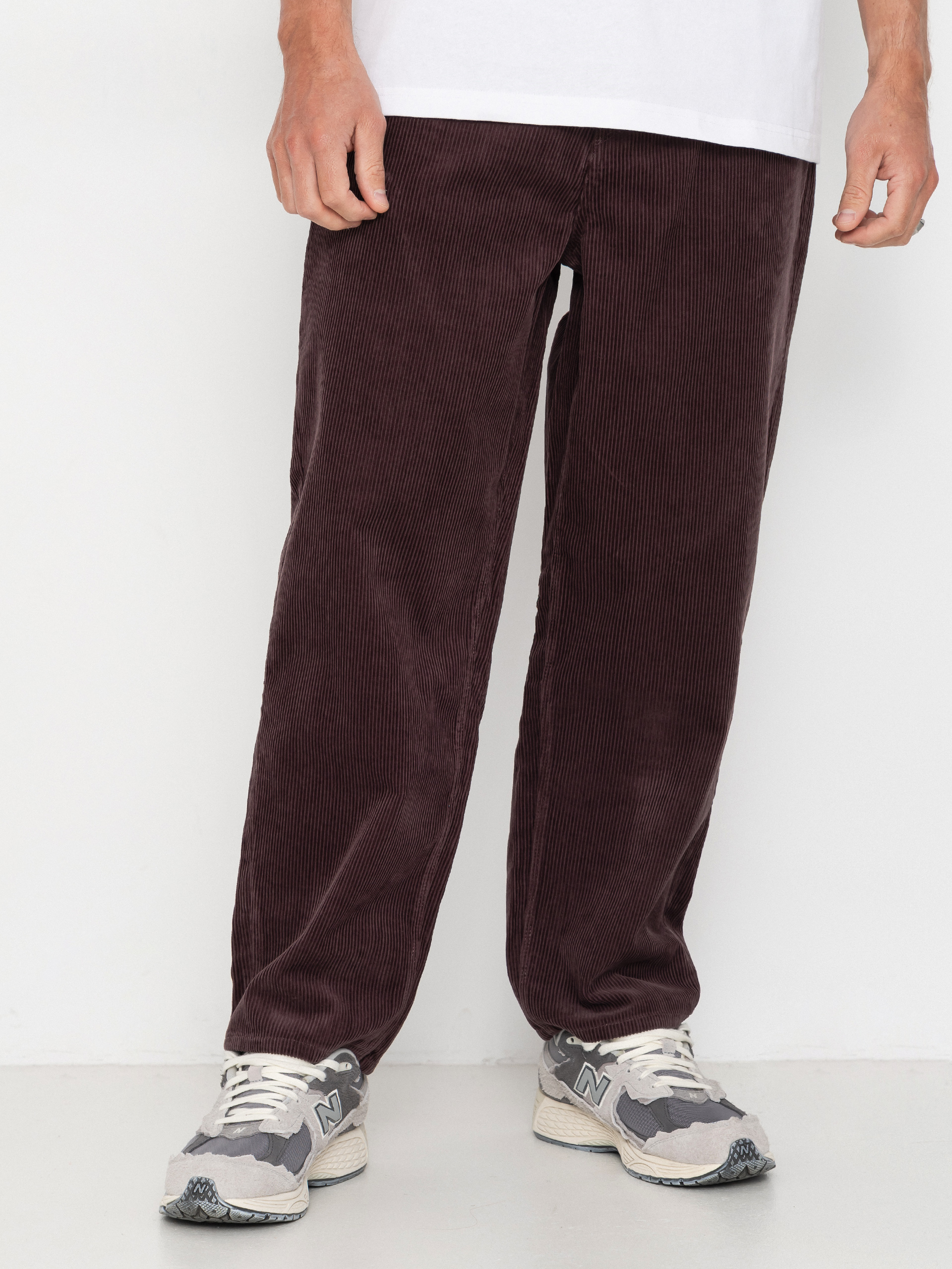 Volcom Billow Tapered Cord Pants (raisin)
