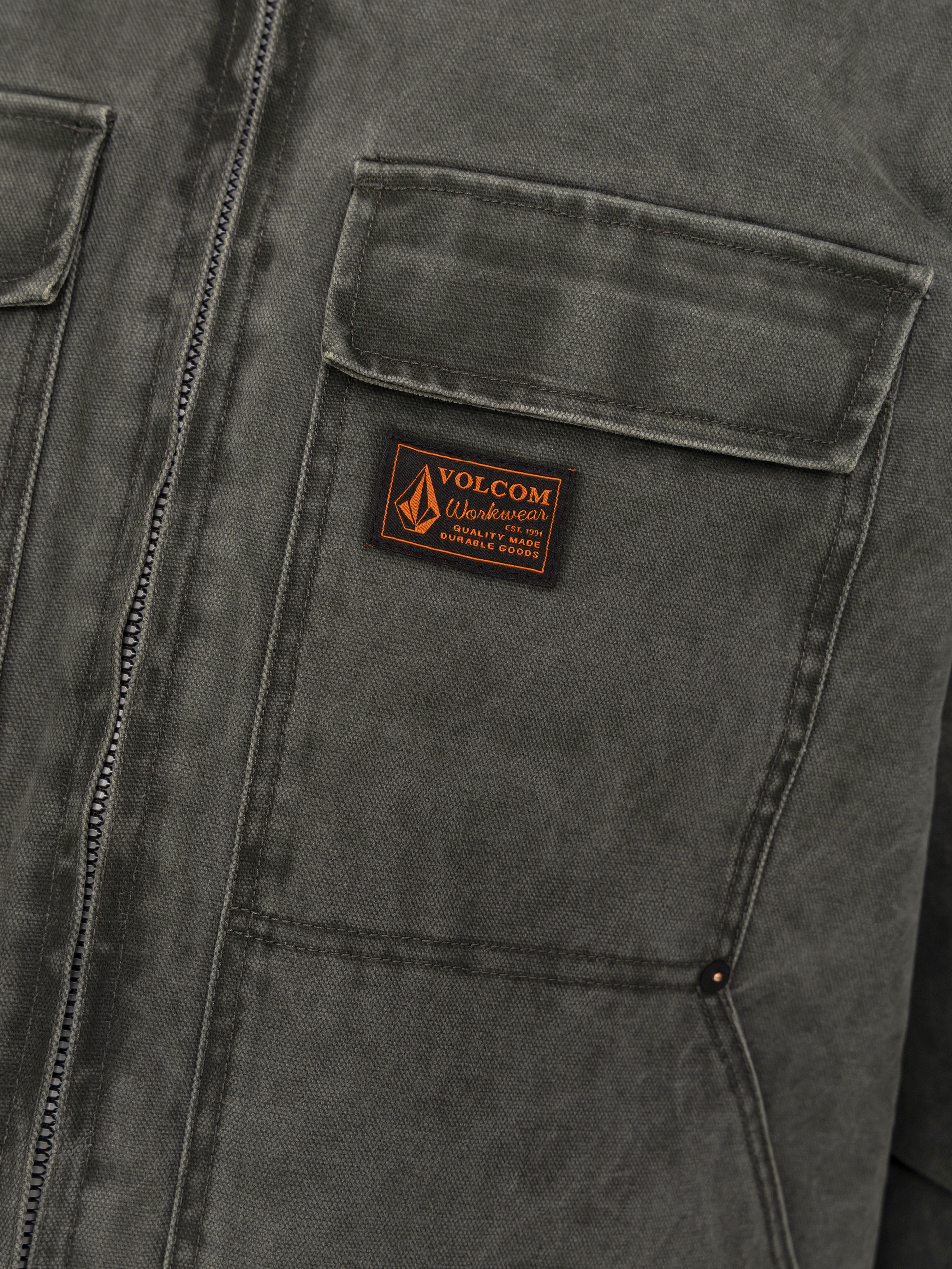 Volcom Heavydust Jacket (rinsed black)