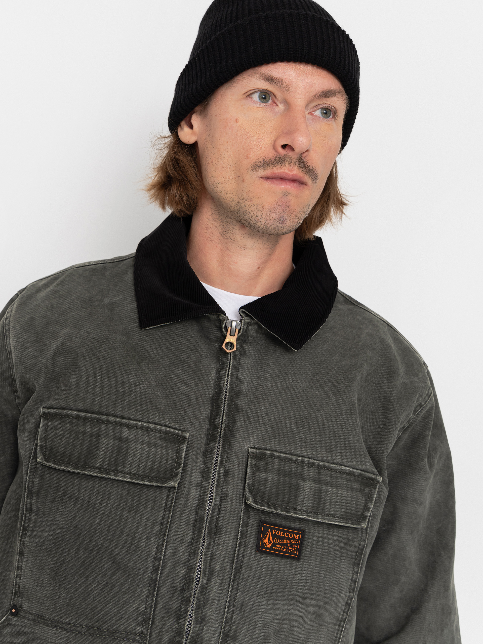 Volcom Heavydust Jacke (rinsed black)