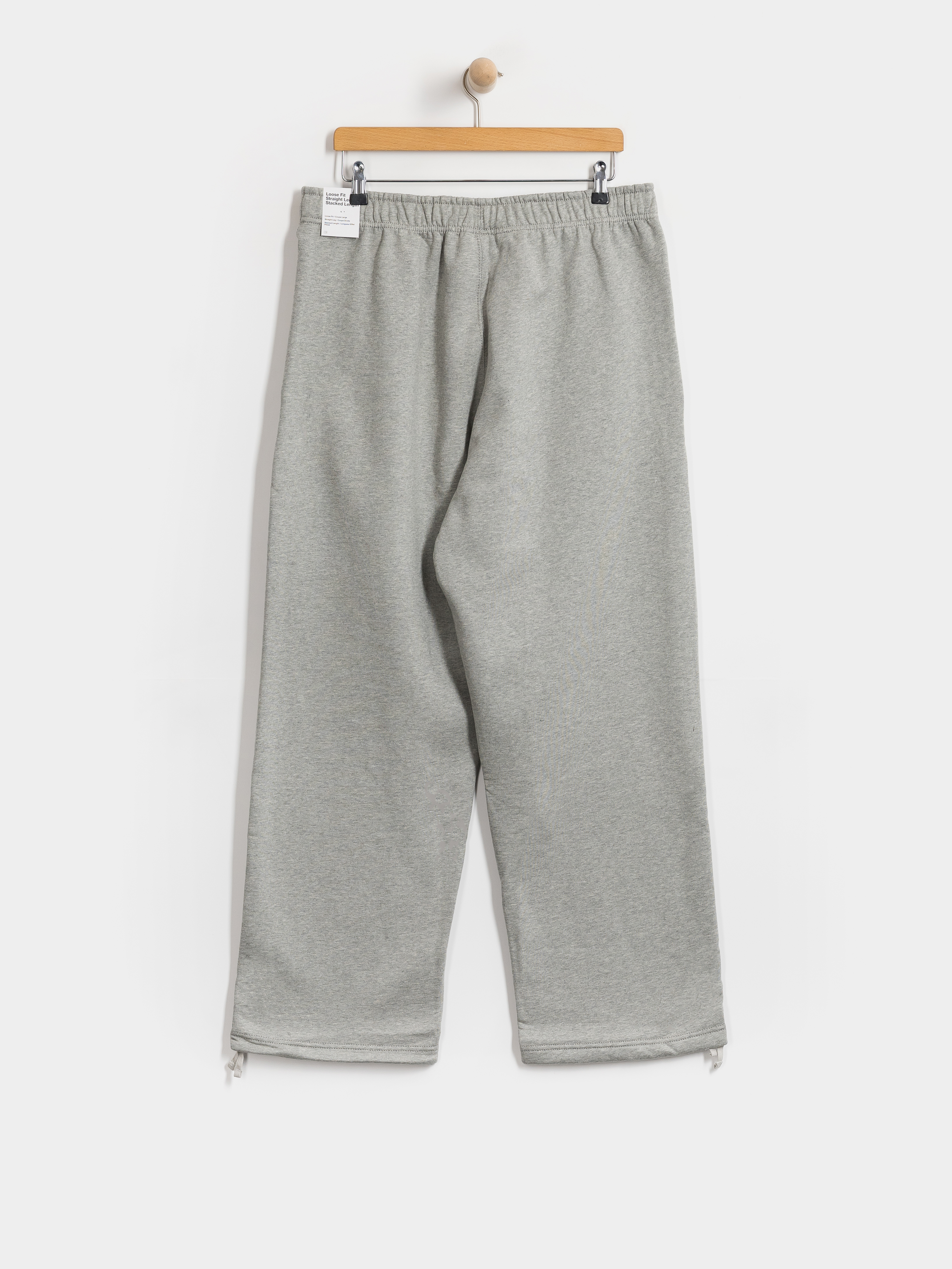 Nike SB Solo Swoosh Loose Pants (dk grey heather/lt smoke grey/white)