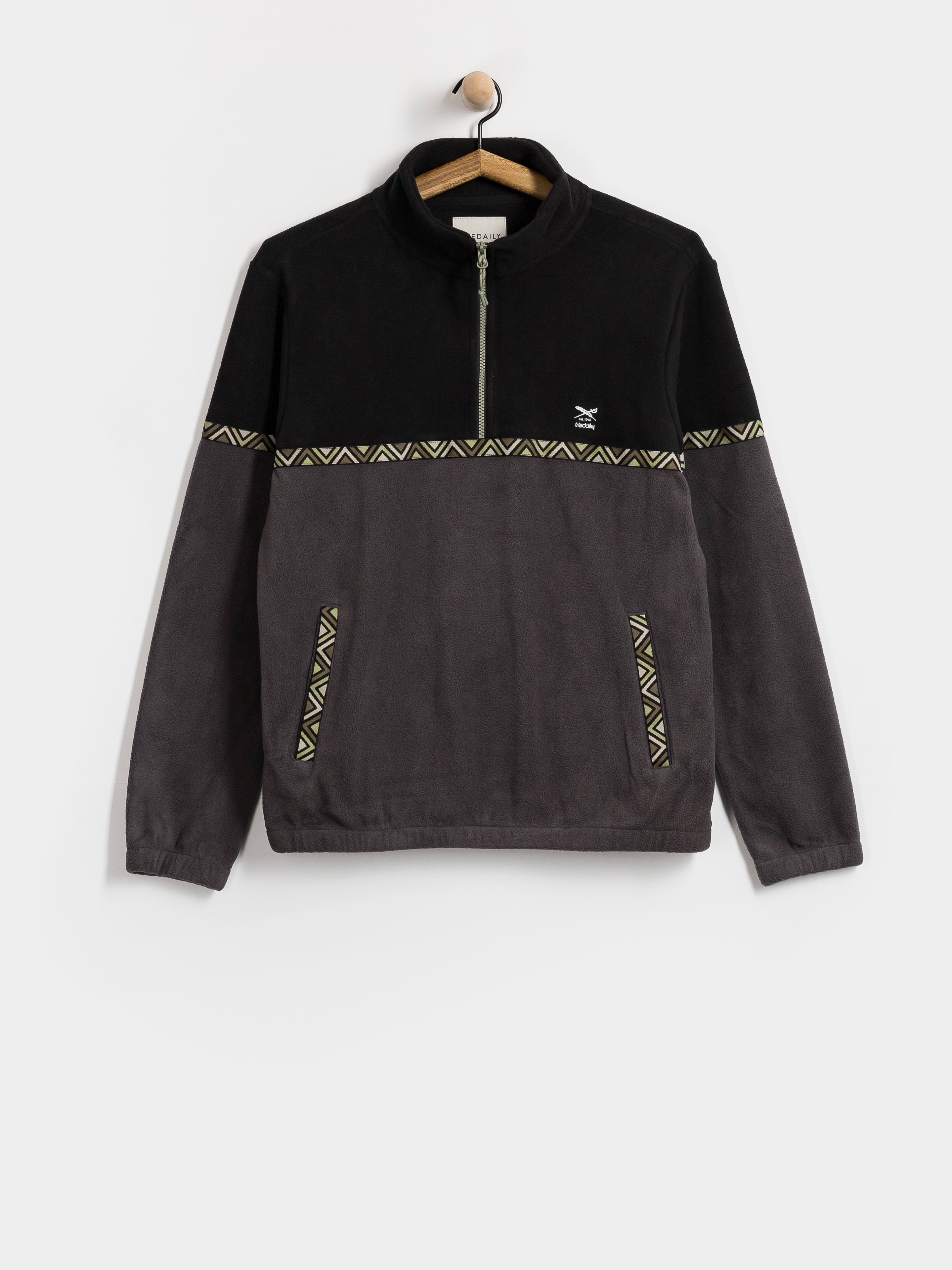 Iriedaily Fleece  Monte Noe (coal)