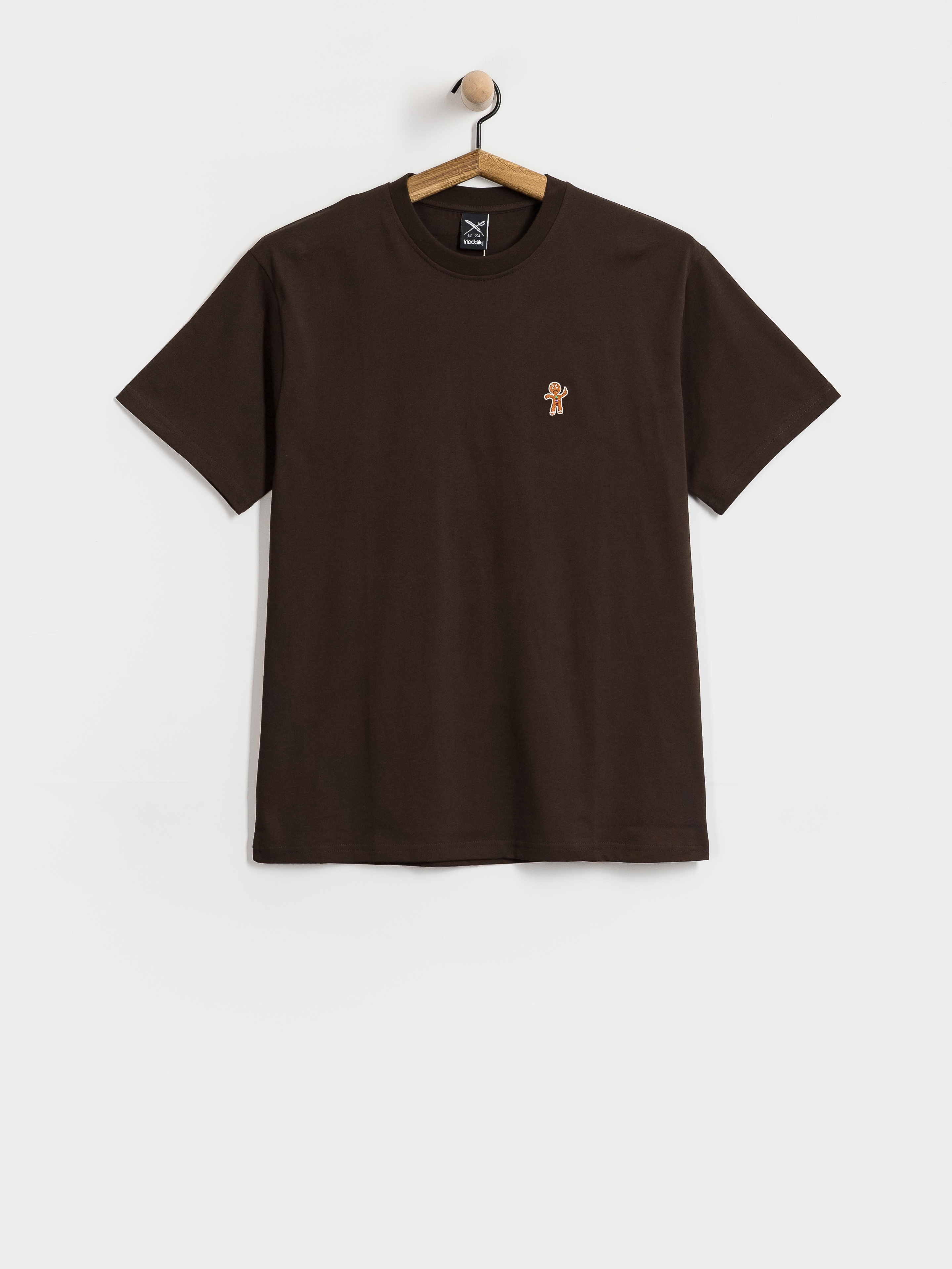 Iriedaily T-Shirt Cookieman Emb (dark coffee)