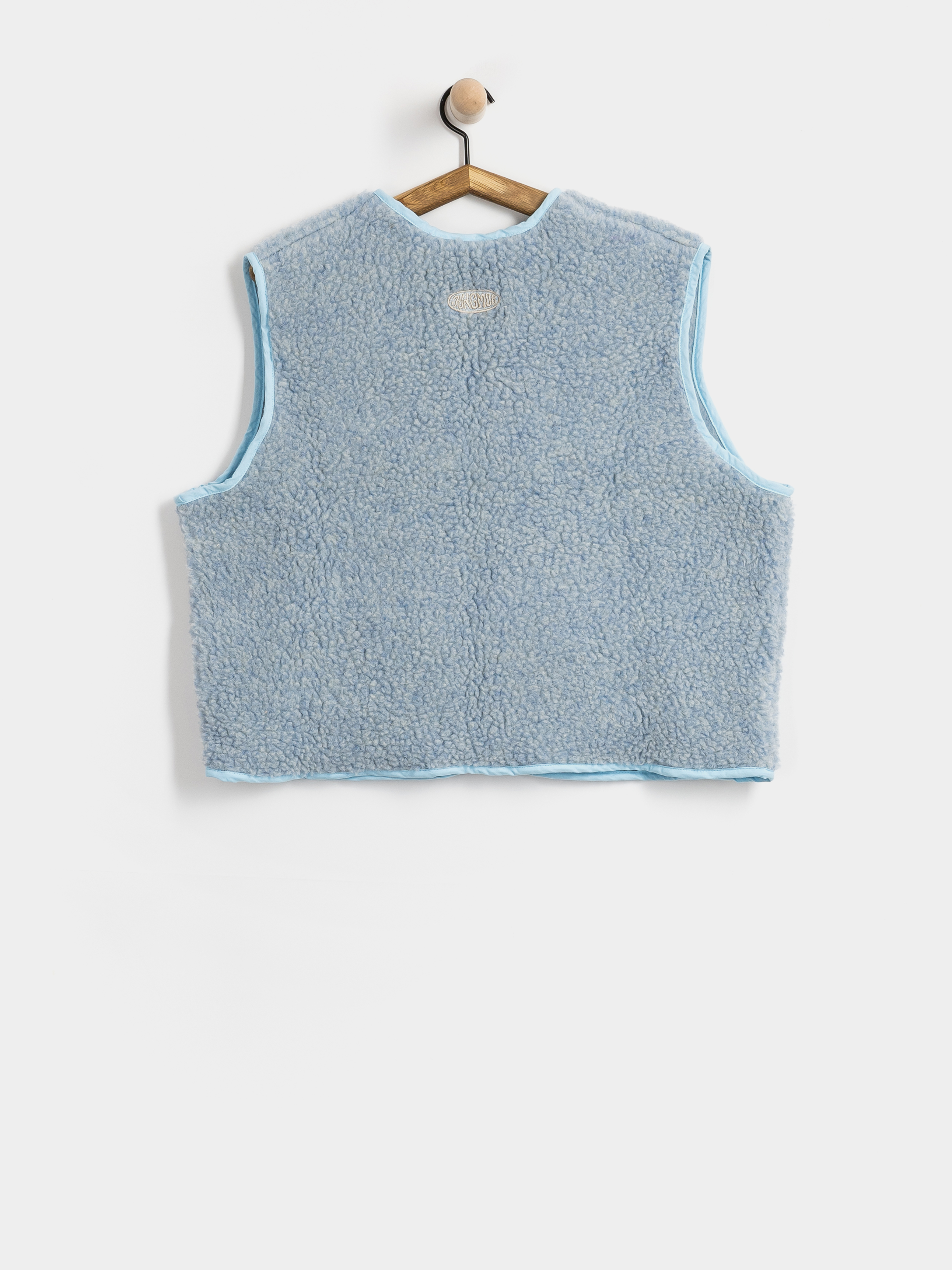 Jungmob Merino Boxy Wmn Weste (cloudy mist)