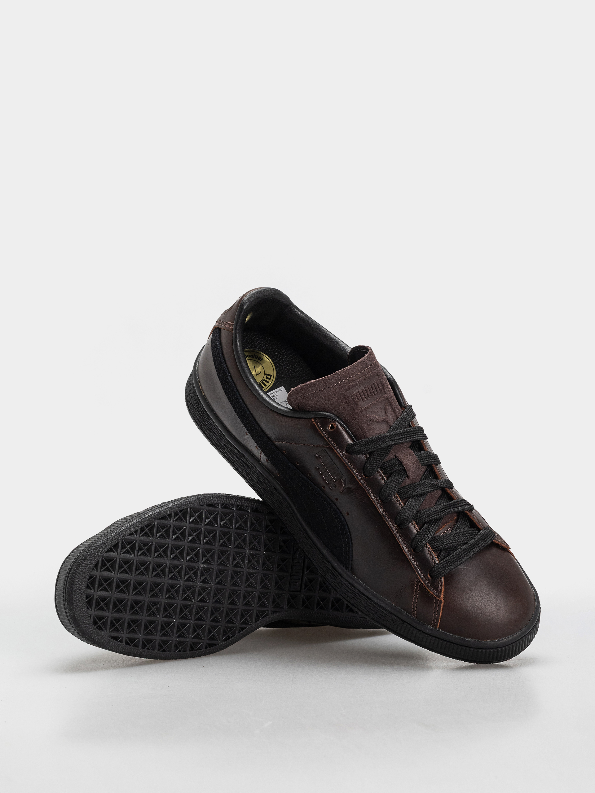 Puma Suede Dressed Shoes (leather brown/puma black)