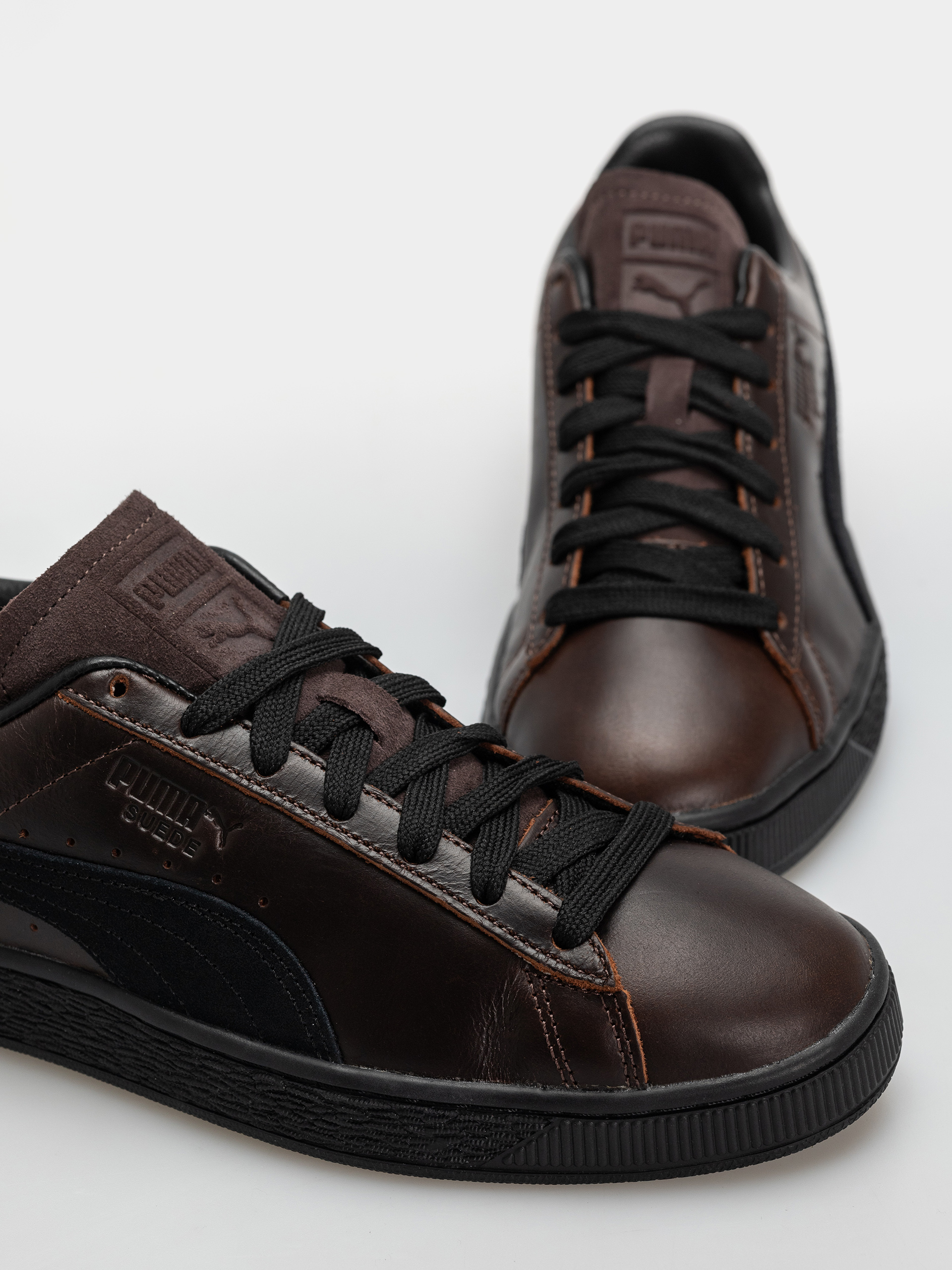 Puma Suede Dressed Shoes (leather brown/puma black)