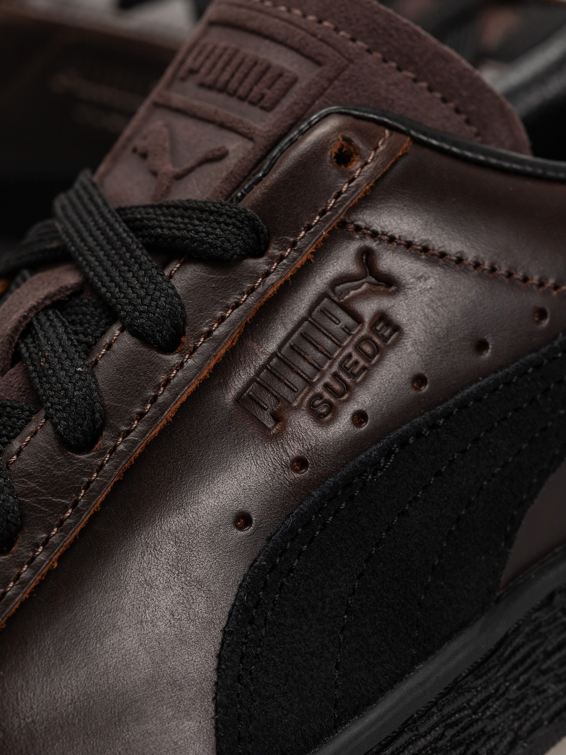Puma Suede Dressed Shoes (leather brown/puma black)