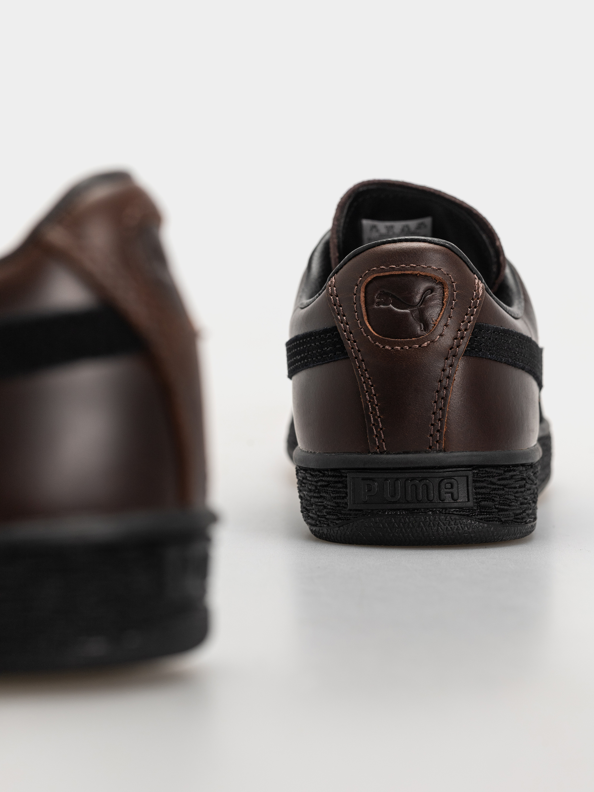 Puma Suede Dressed Shoes (leather brown/puma black)