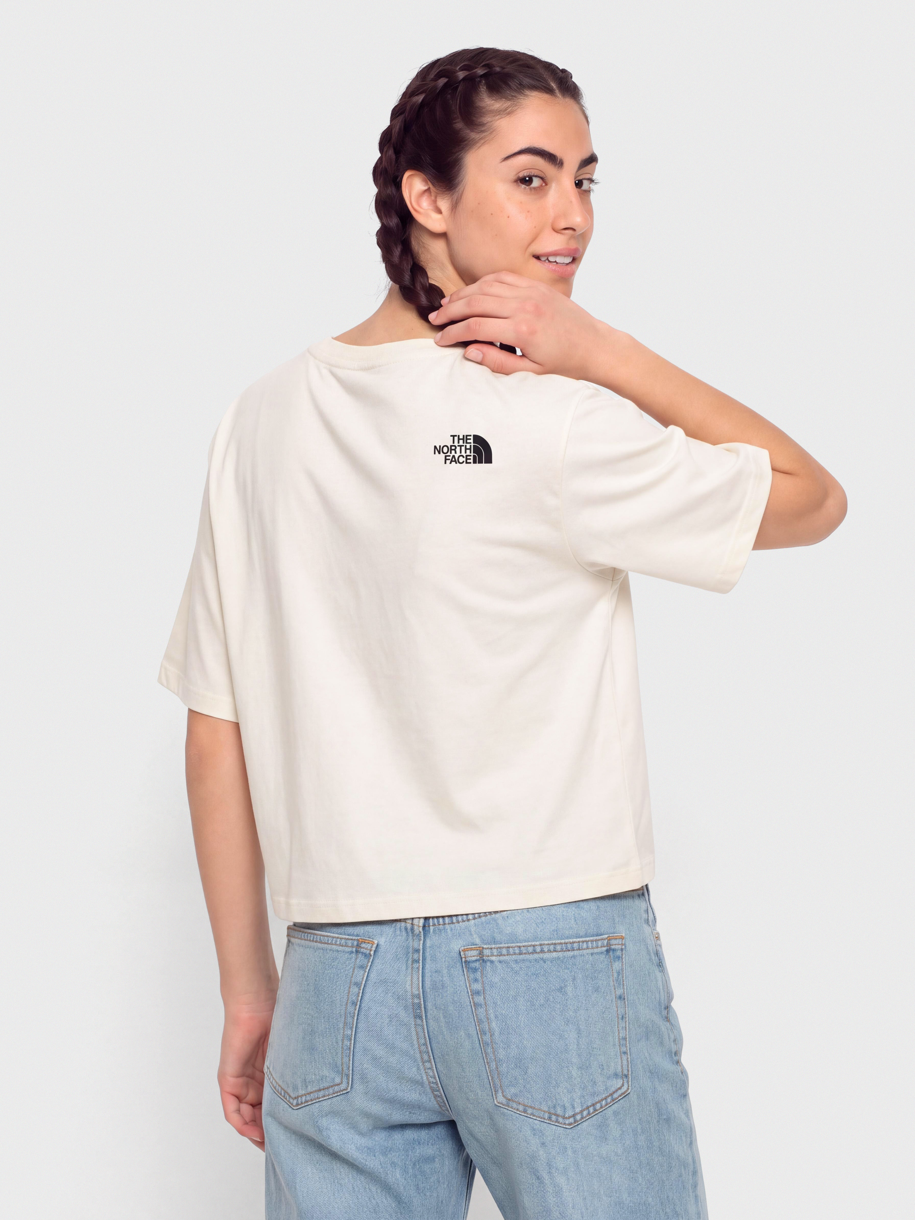 The North Face Ski Embro Boxy Wmn T-Shirt (white dune)