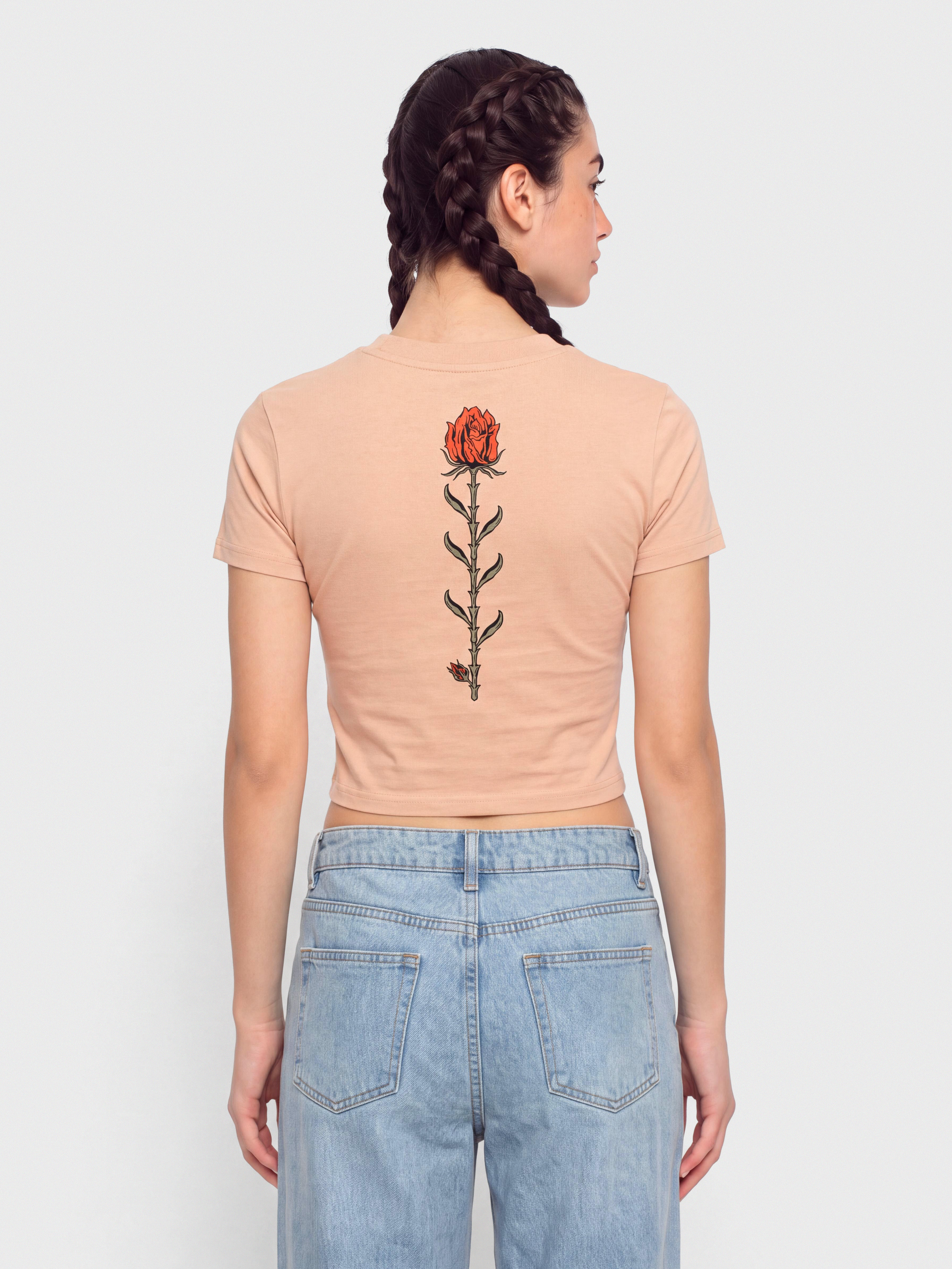 Volcom Dial Crop Wmn T-Shirt (misty rose)