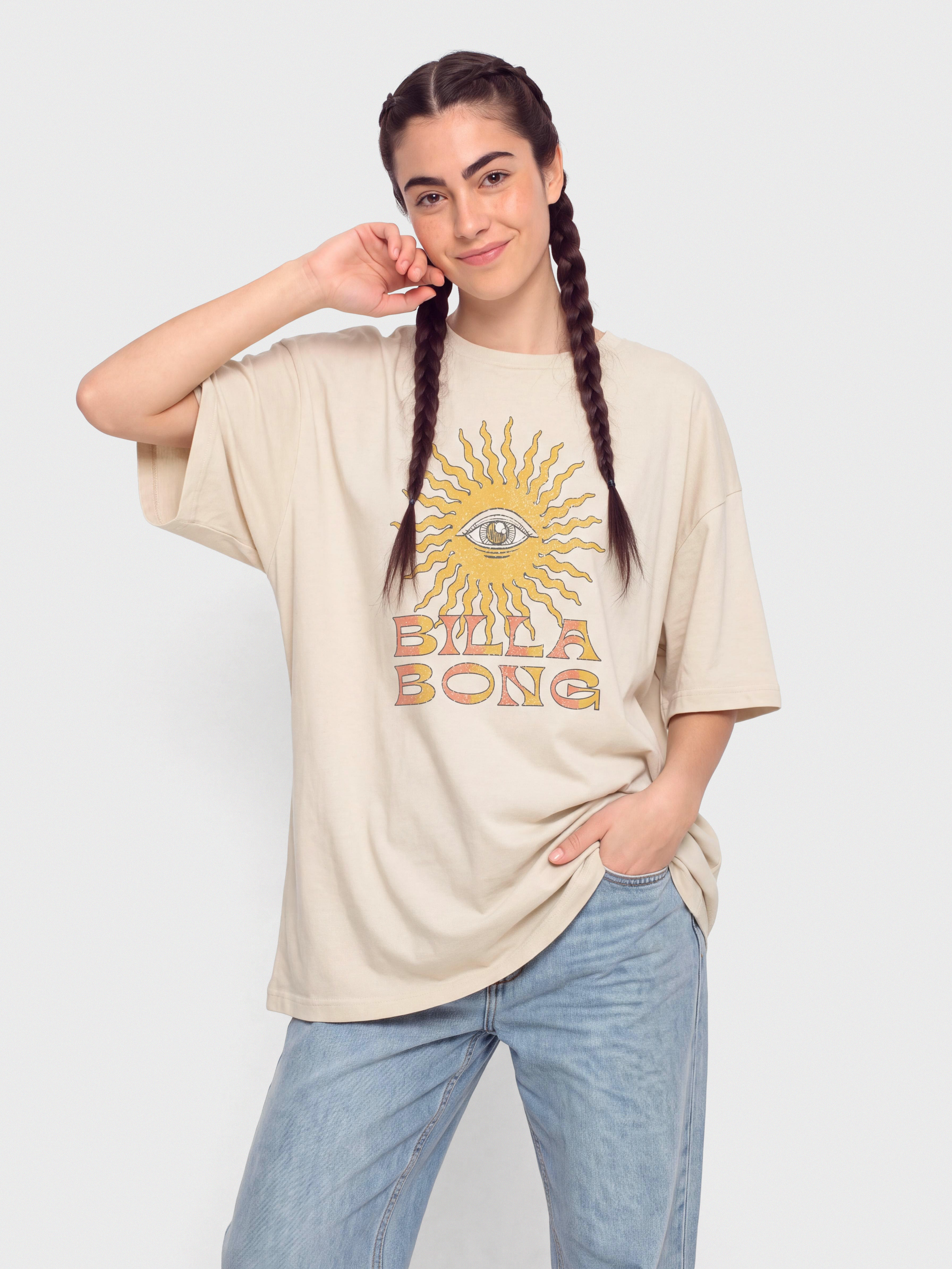 Billabong Adiv Good Vibes True Boy Wmn T-Shirt (oatmeal)