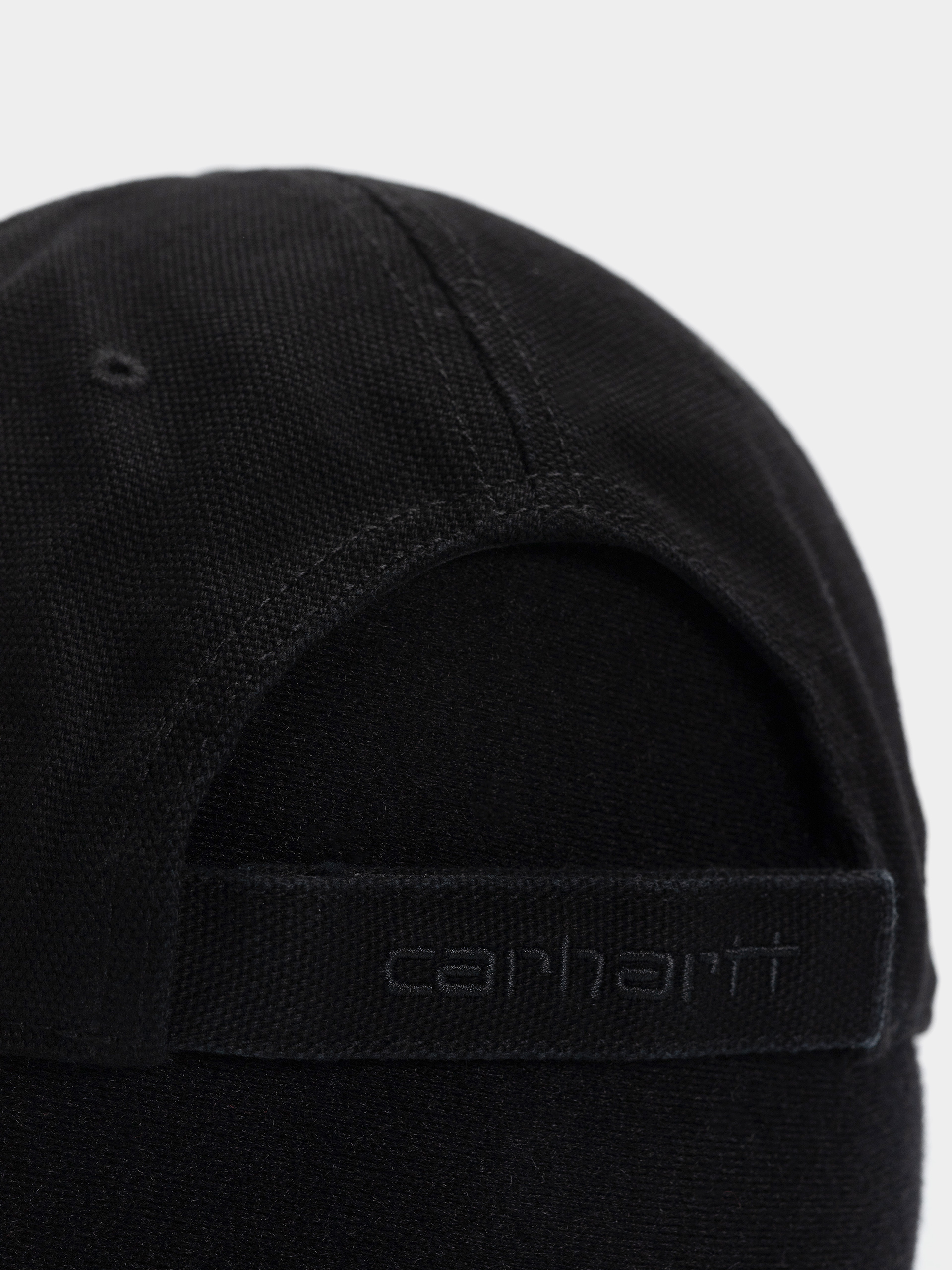 Carhartt WIP Cap Selby Canvas (black/stone washed)