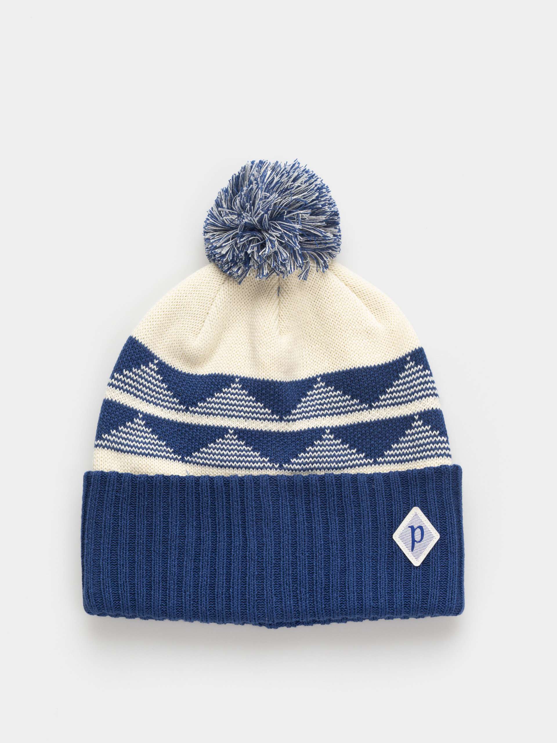 Patagonia Powder Town Beanie (hut tripper stripe birch white)