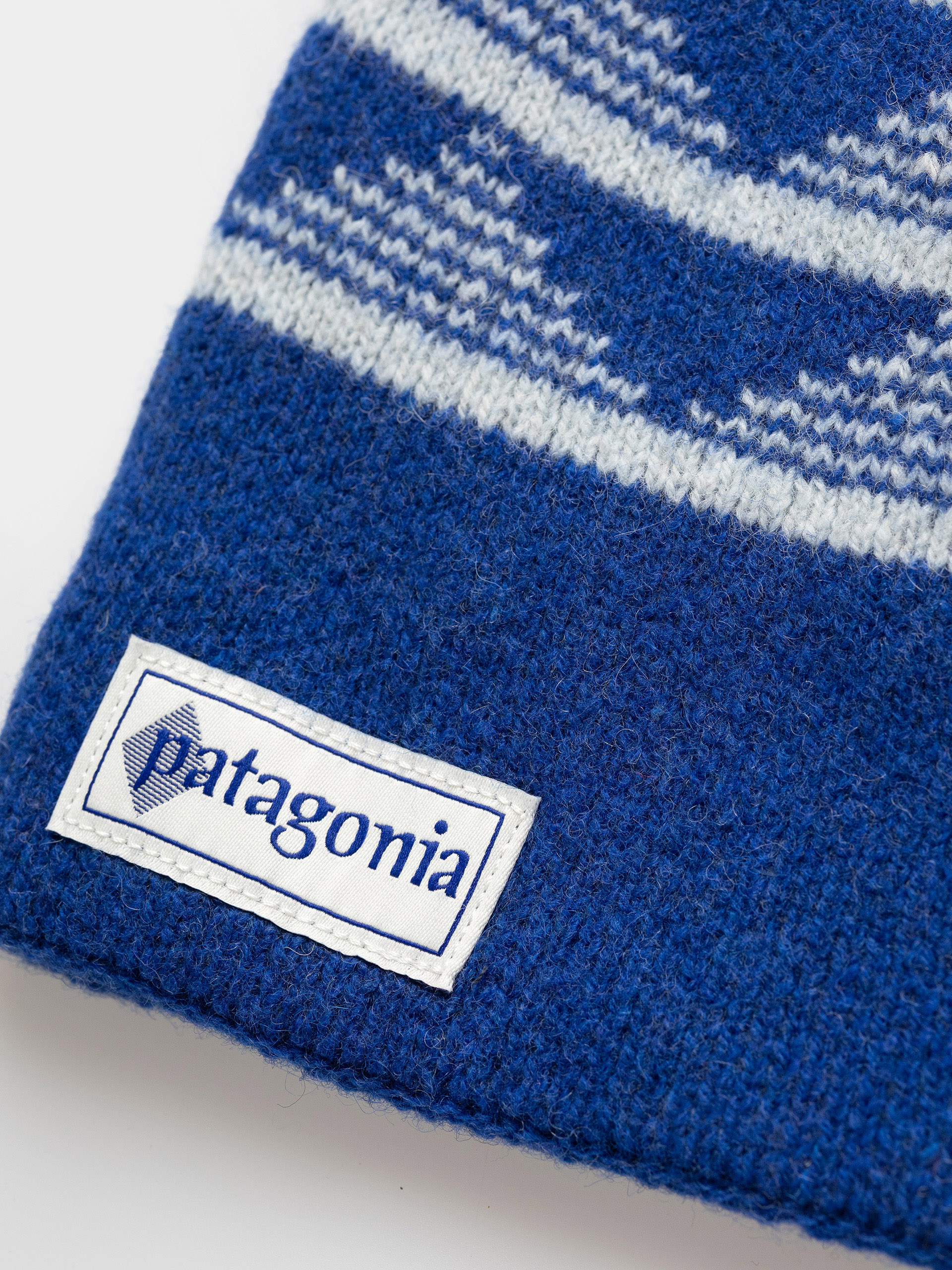 Patagonia Cinder Beanie (hut tripper stripe cobalt blue)