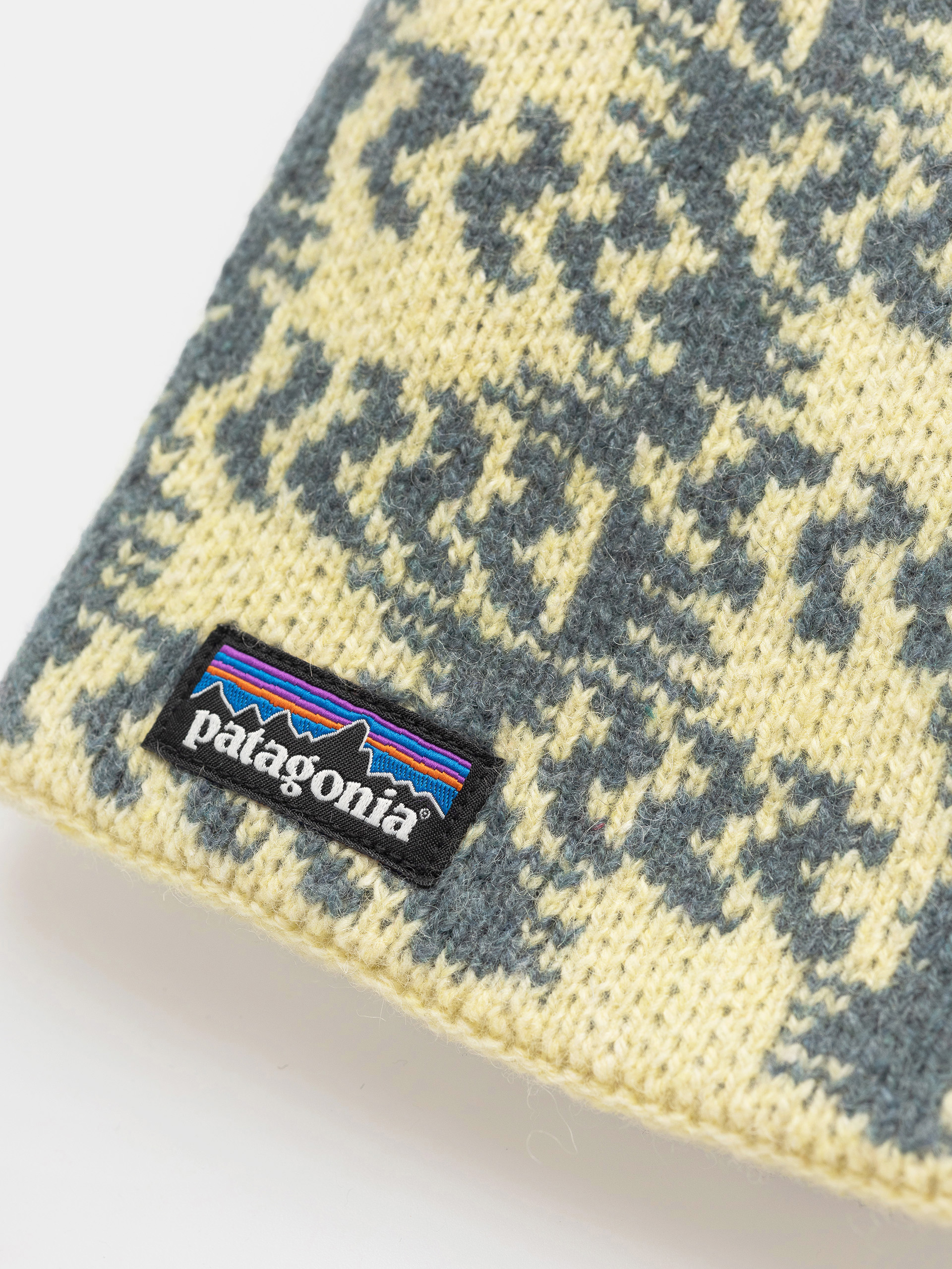 Patagonia Cinder Beanie (sun quilt blue sage)