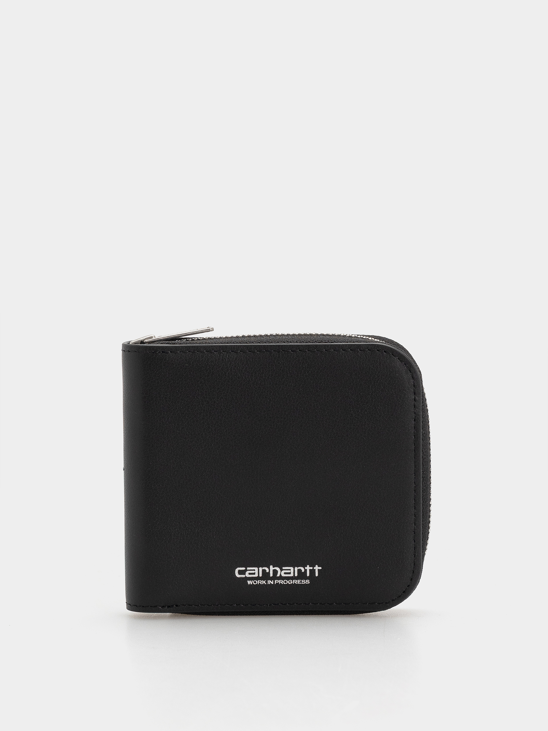 Carhartt WIP Leather Geldbu00f6rse (black/silver)